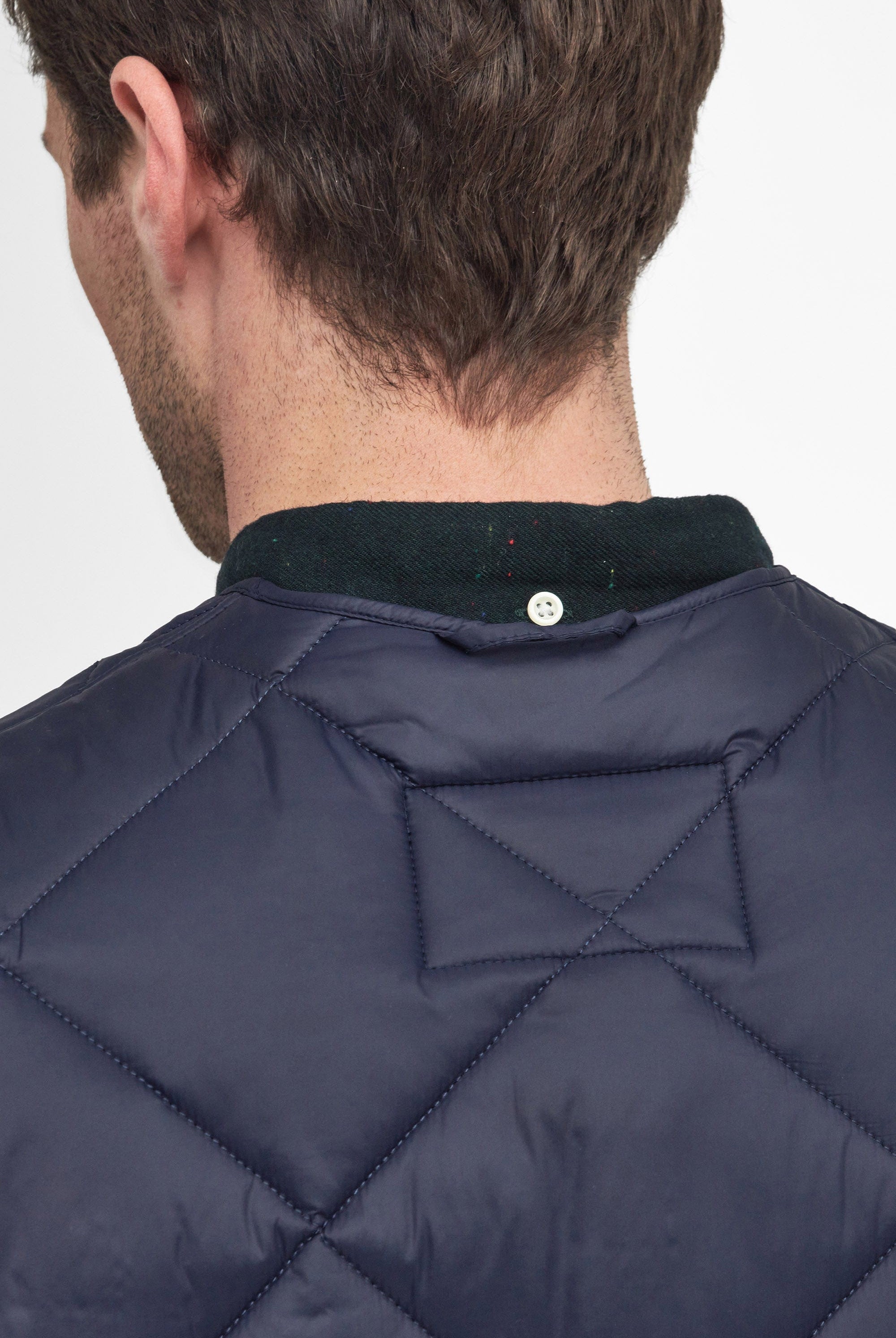 Barbour Large Box Quilted Liner - Navy