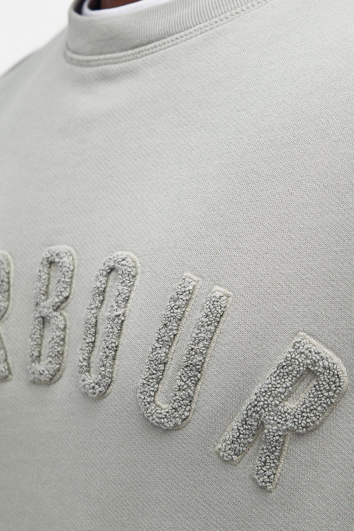 Barbour Large Logo Sweatshirt - Forest Fog