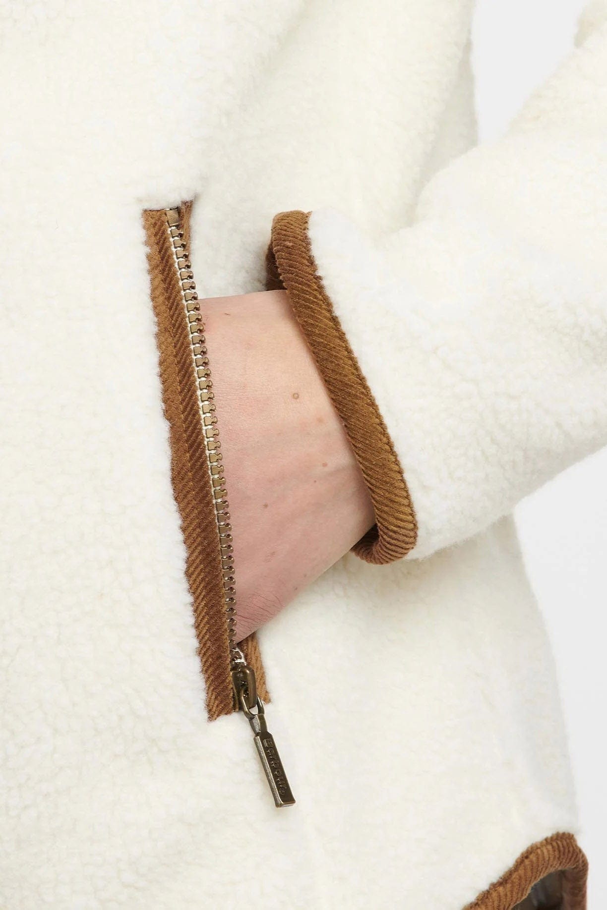 Barbour Lavenham Fleece - Winter Pearl/Classic