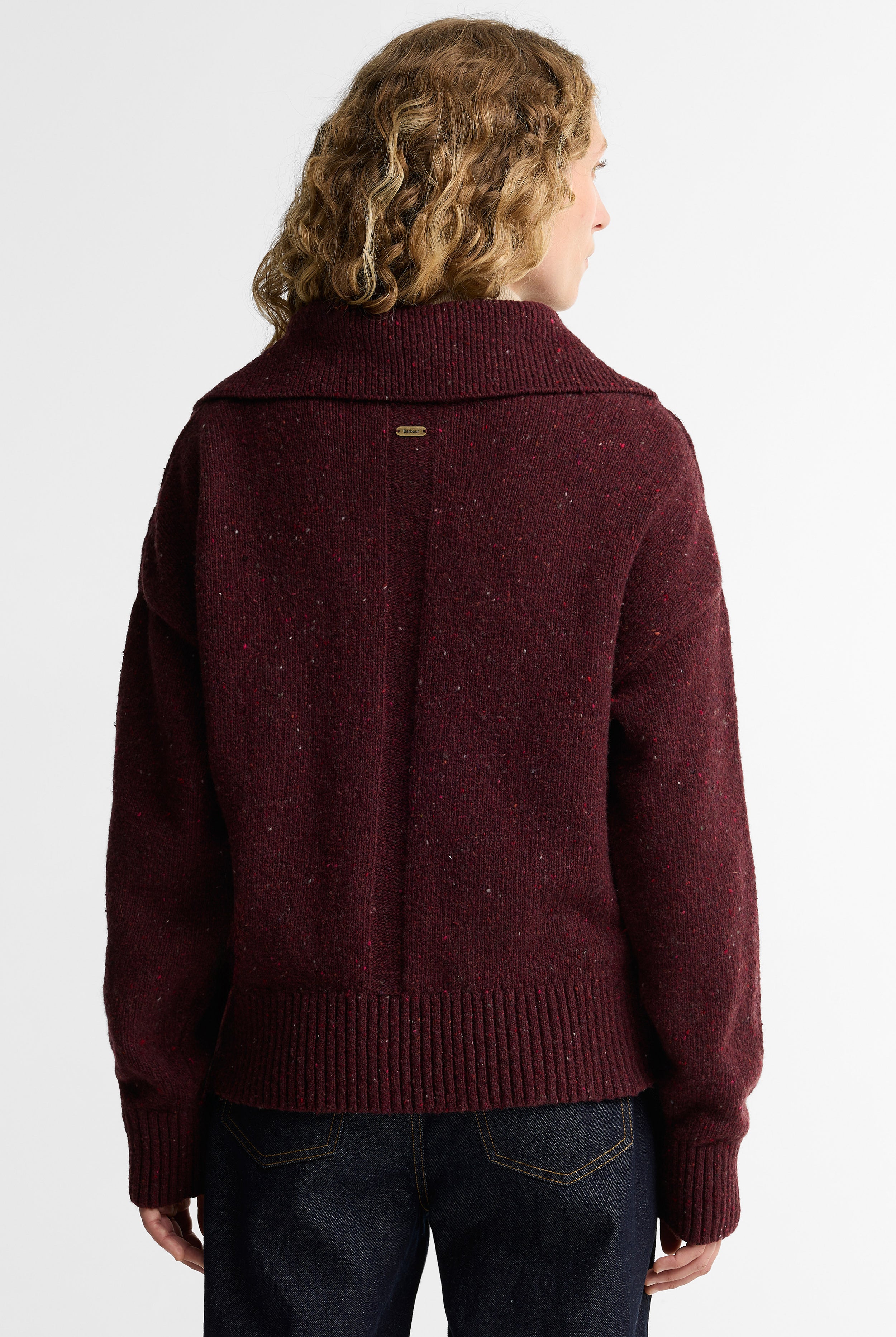 Barbour Lavensdale Half Zip Jumper - Fig