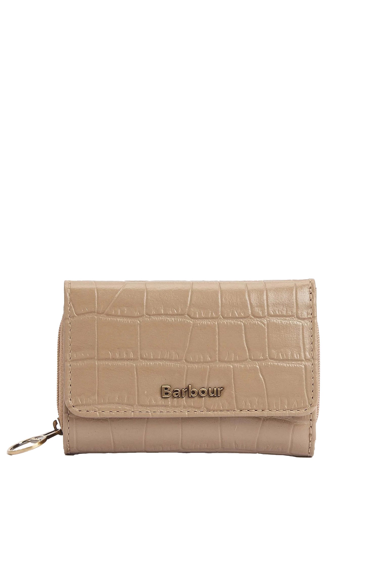 Barbour Leather Faux Croc French Purse - Honey LLG0025_BE32_OS
