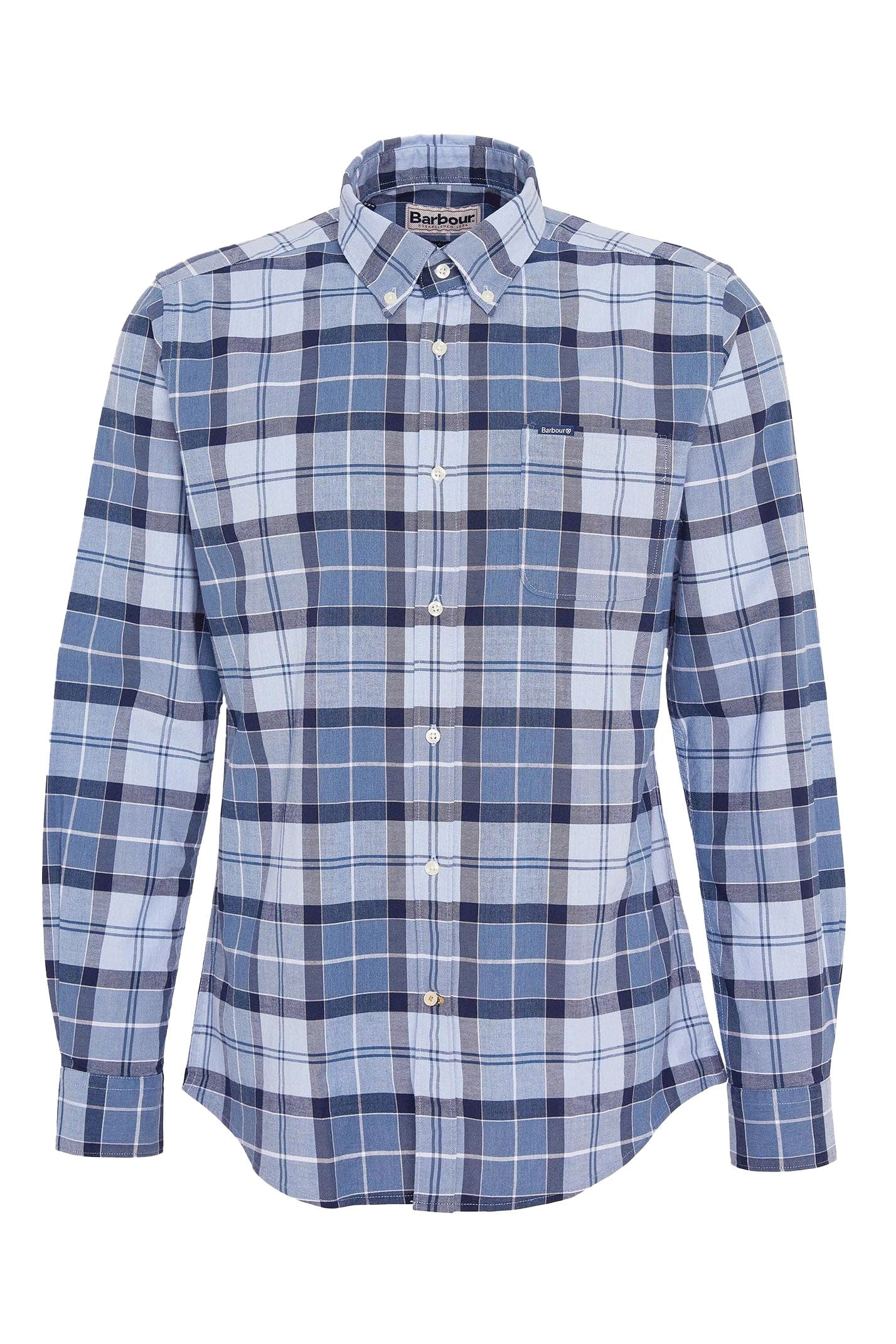 Barbour Lewis Tailored Shirt - Berwick Blue Tartan