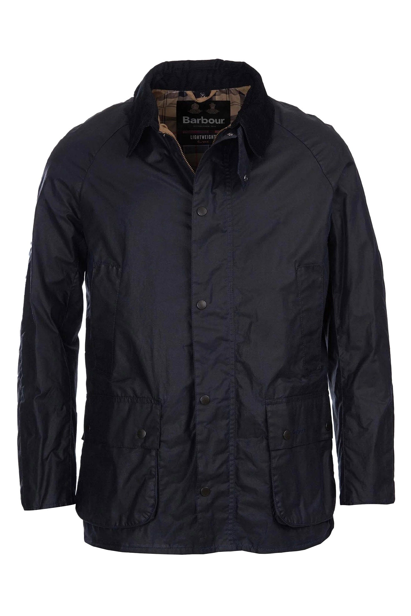 Barbour Lightweight Ashby Waxed Jacket - Royal Navy