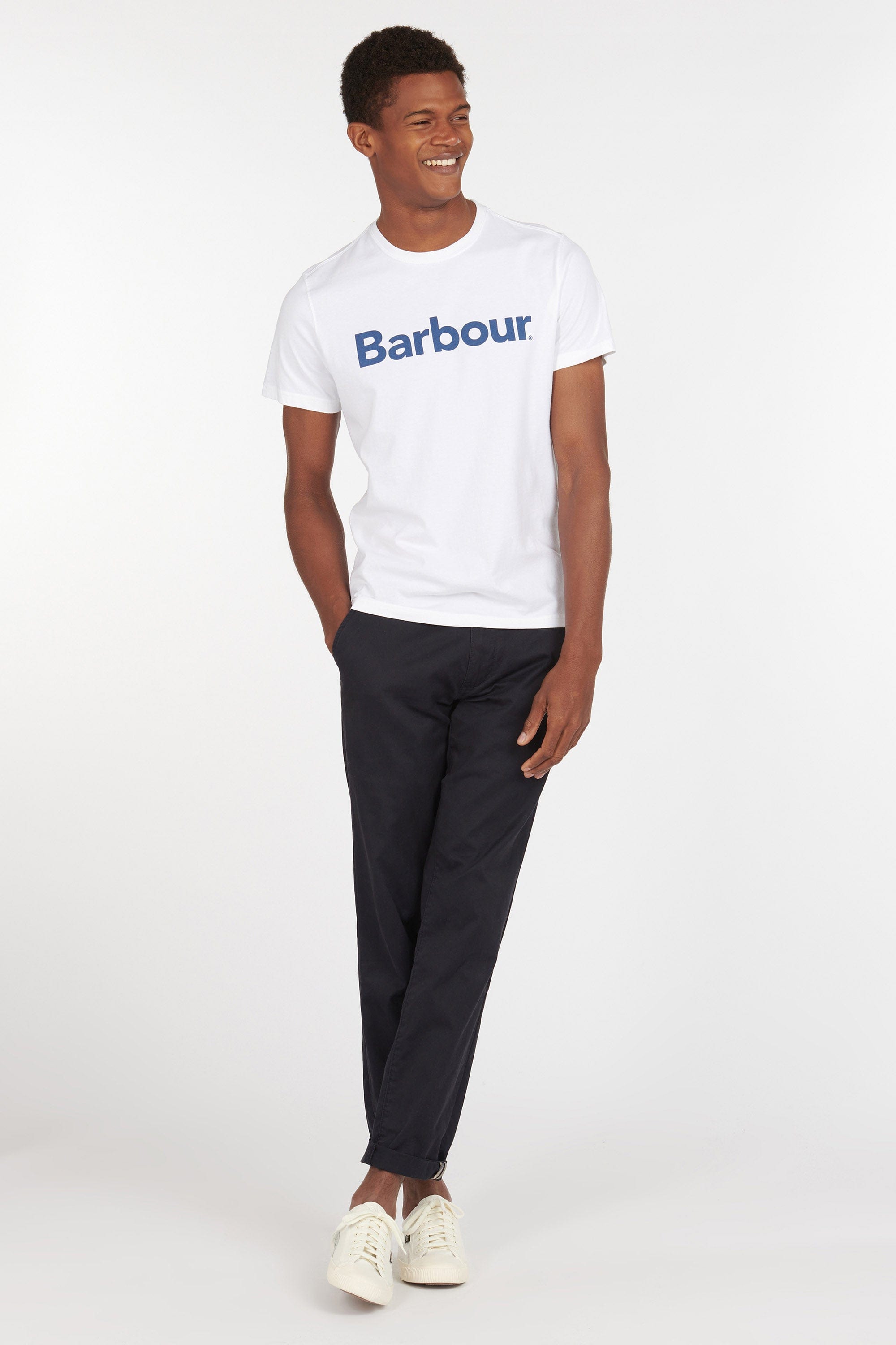 Barbour Logo T-Shirt - White