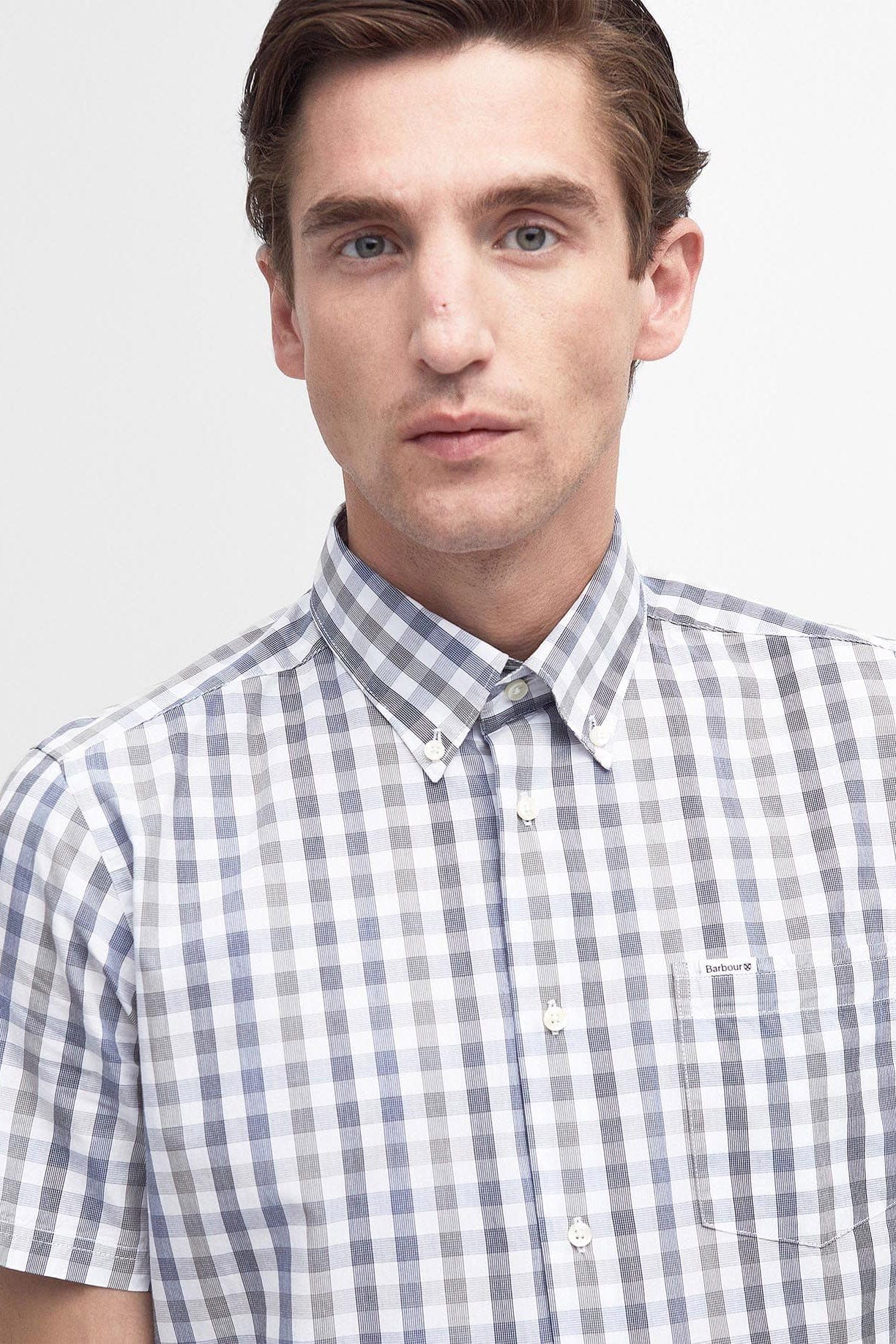 Barbour Longstone Short Sleeve Tailored Shirt - Olive