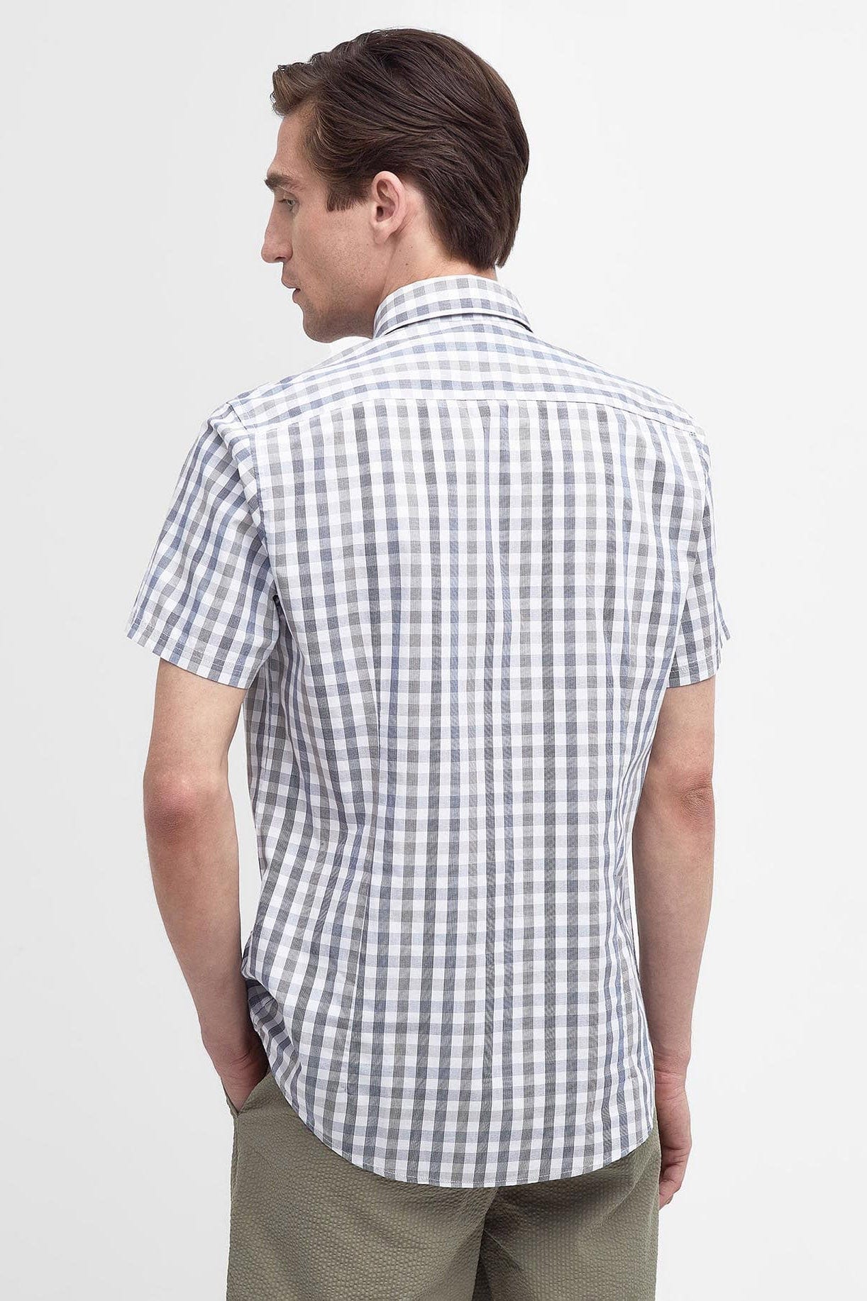 Barbour Longstone Short Sleeve Tailored Shirt - Olive