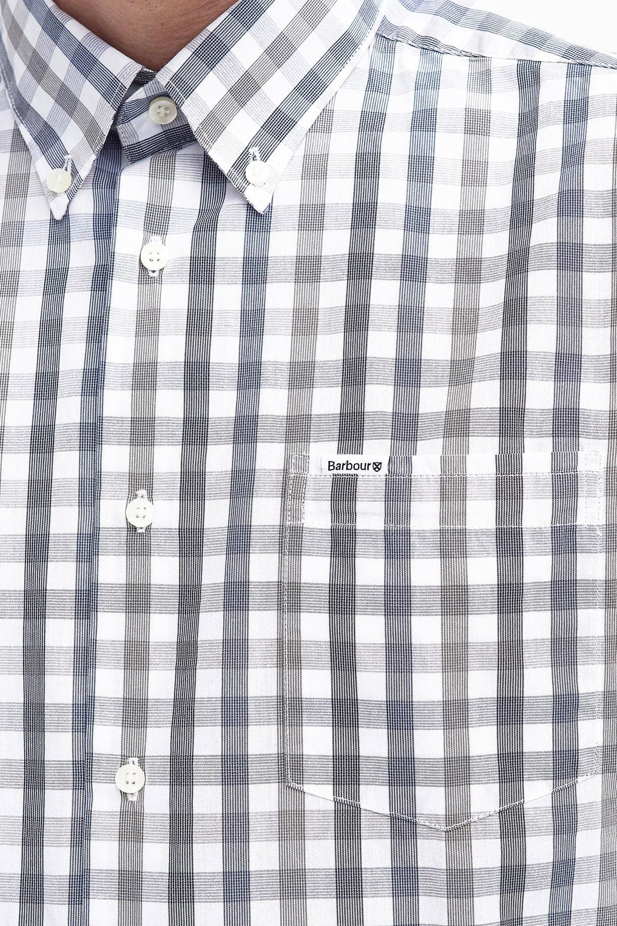 Barbour Longstone Short Sleeve Tailored Shirt - Olive