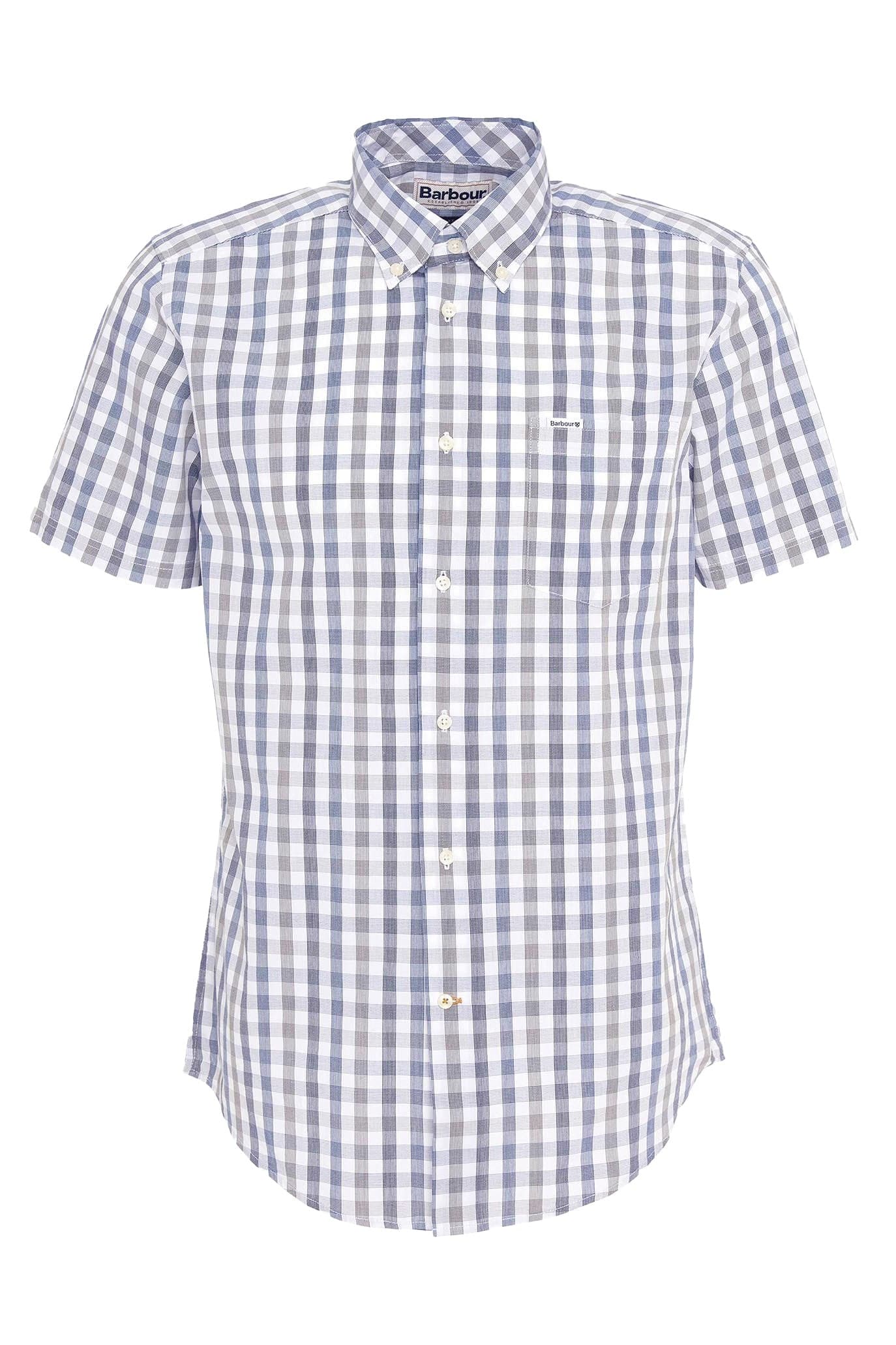 Barbour Longstone Short Sleeve Tailored Shirt - Olive