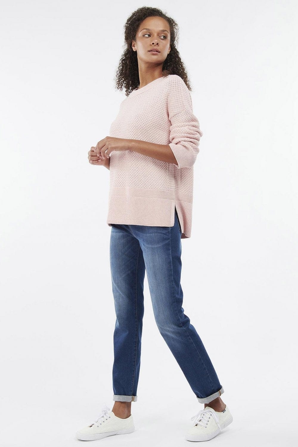 Barbour Lyndale Knit - Pink Twist