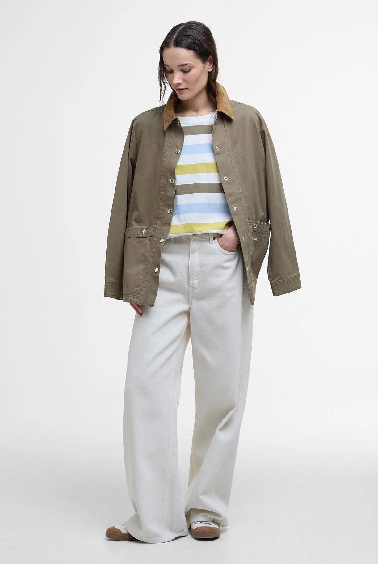 Barbour Lyndale T-Shirt - Limeade Stripe