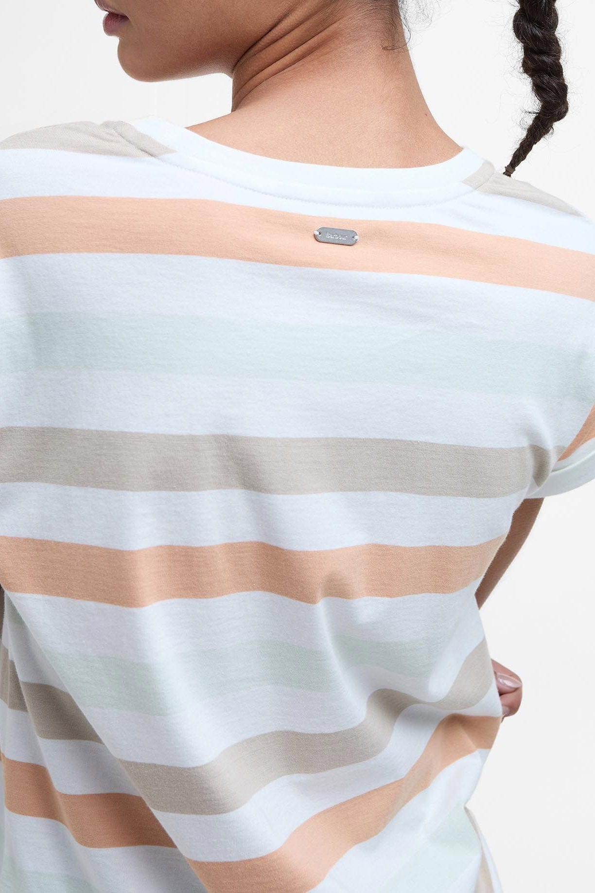 Barbour Lyndale T-Shirt Top - Toast Stripe