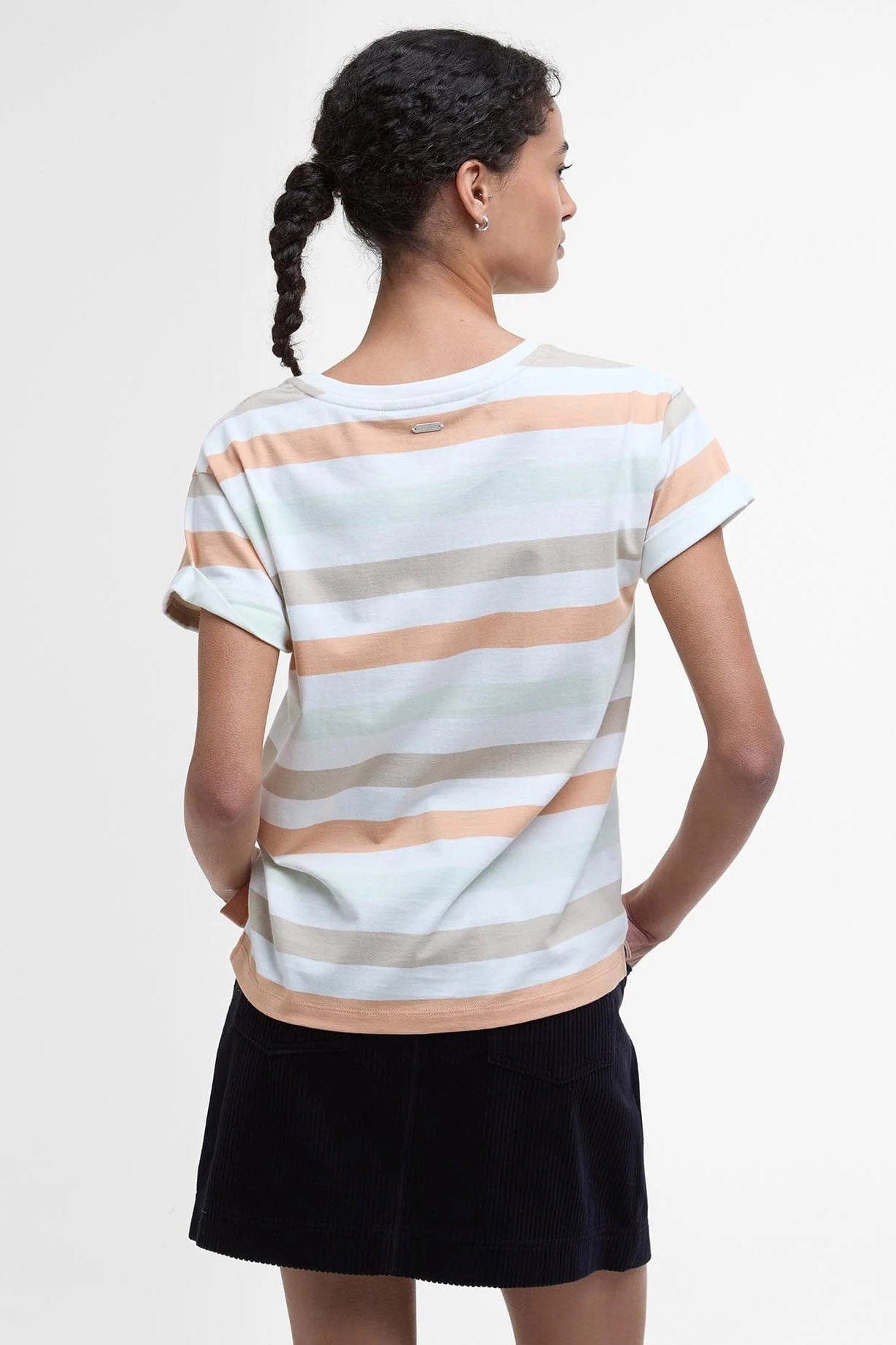 Barbour Lyndale T-Shirt Top - Toast Stripe