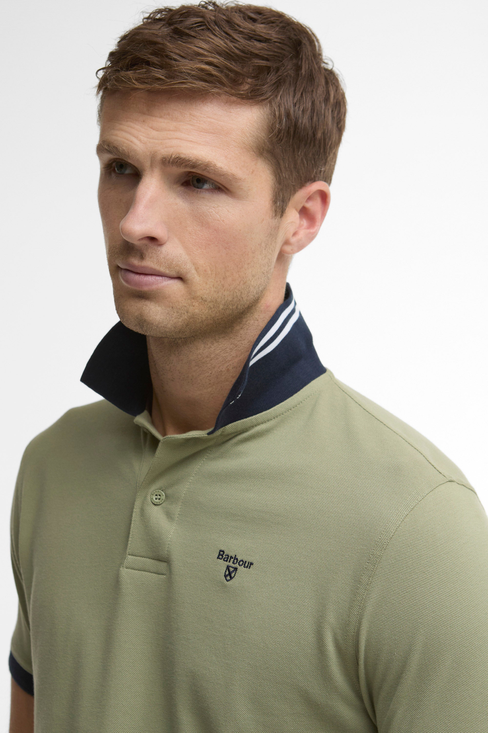Barbour Lynmouth Polo - Laurel Green