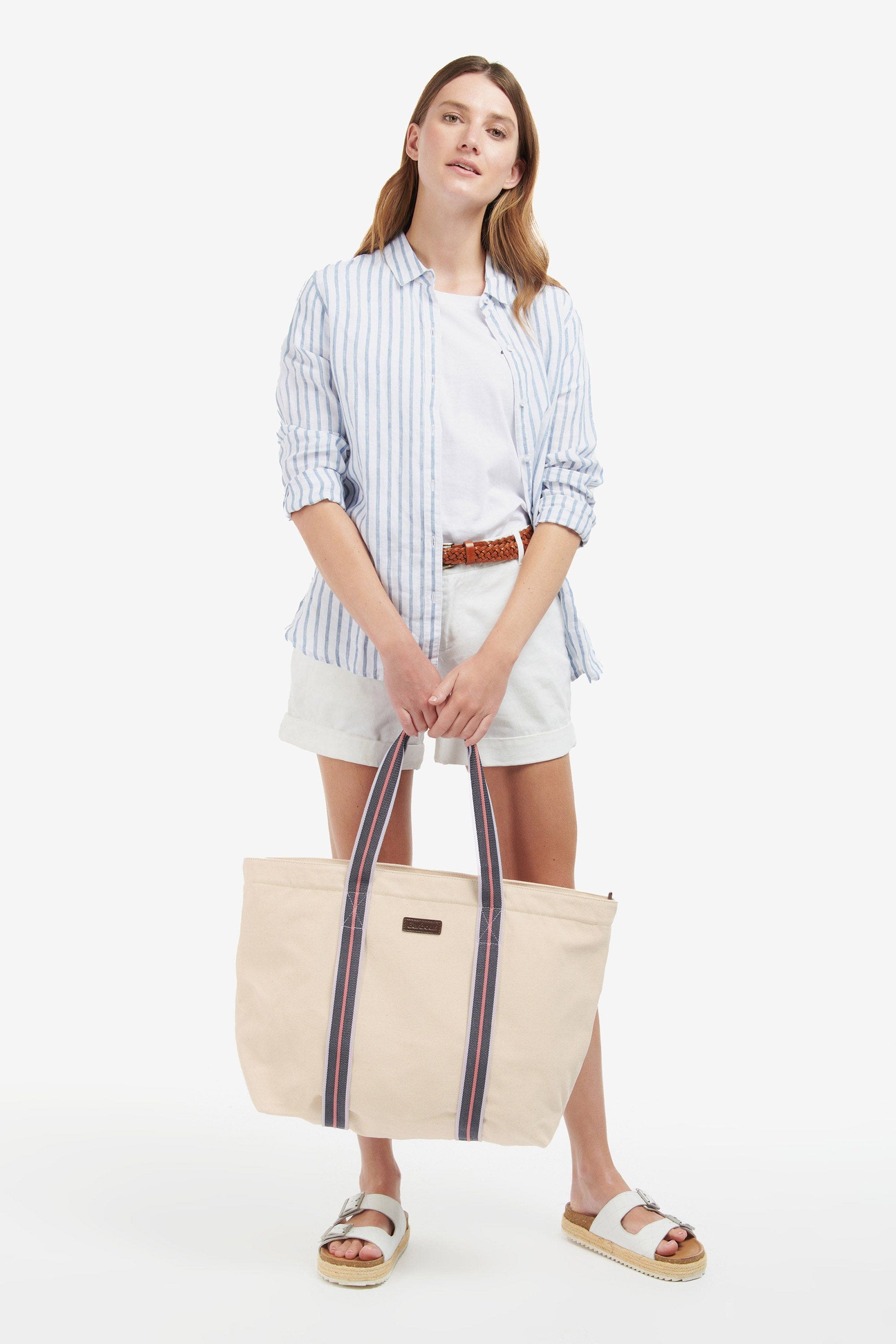 Barbour Madi Beach Tote Bag - Ecru LBA0368_BE11_OS