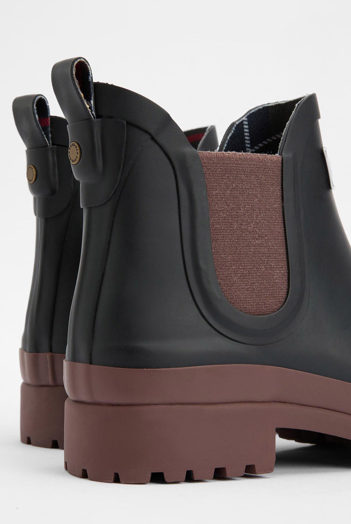 Barbour Mallow Chelsea Wellingtons - Black/Vicuna