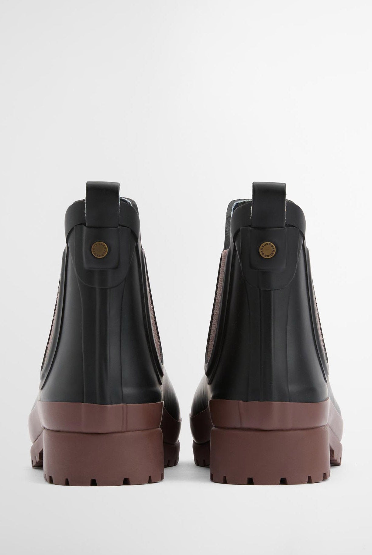 Barbour Mallow Chelsea Wellingtons - Black/Vicuna