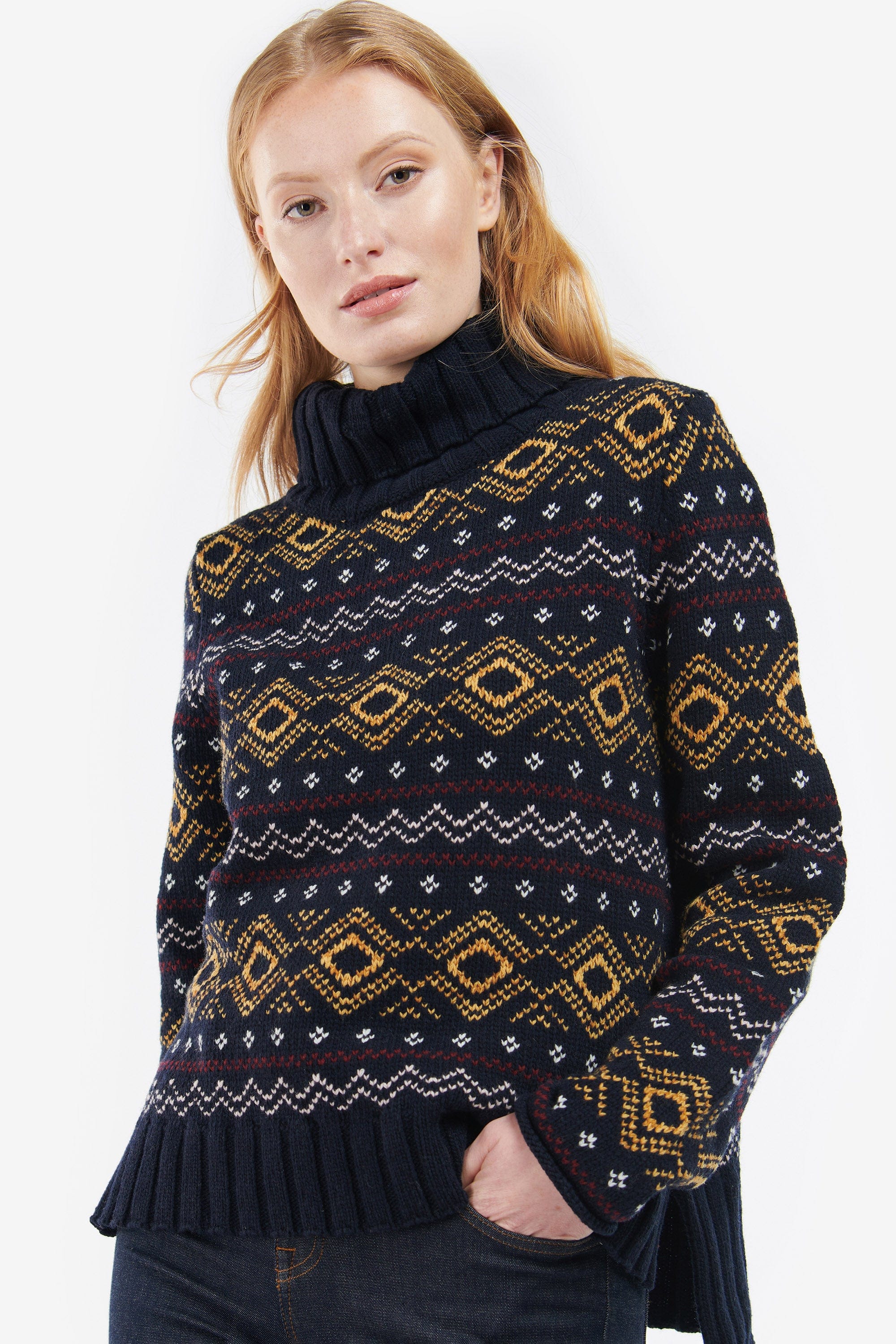 Barbour Mallow Knit - Navy