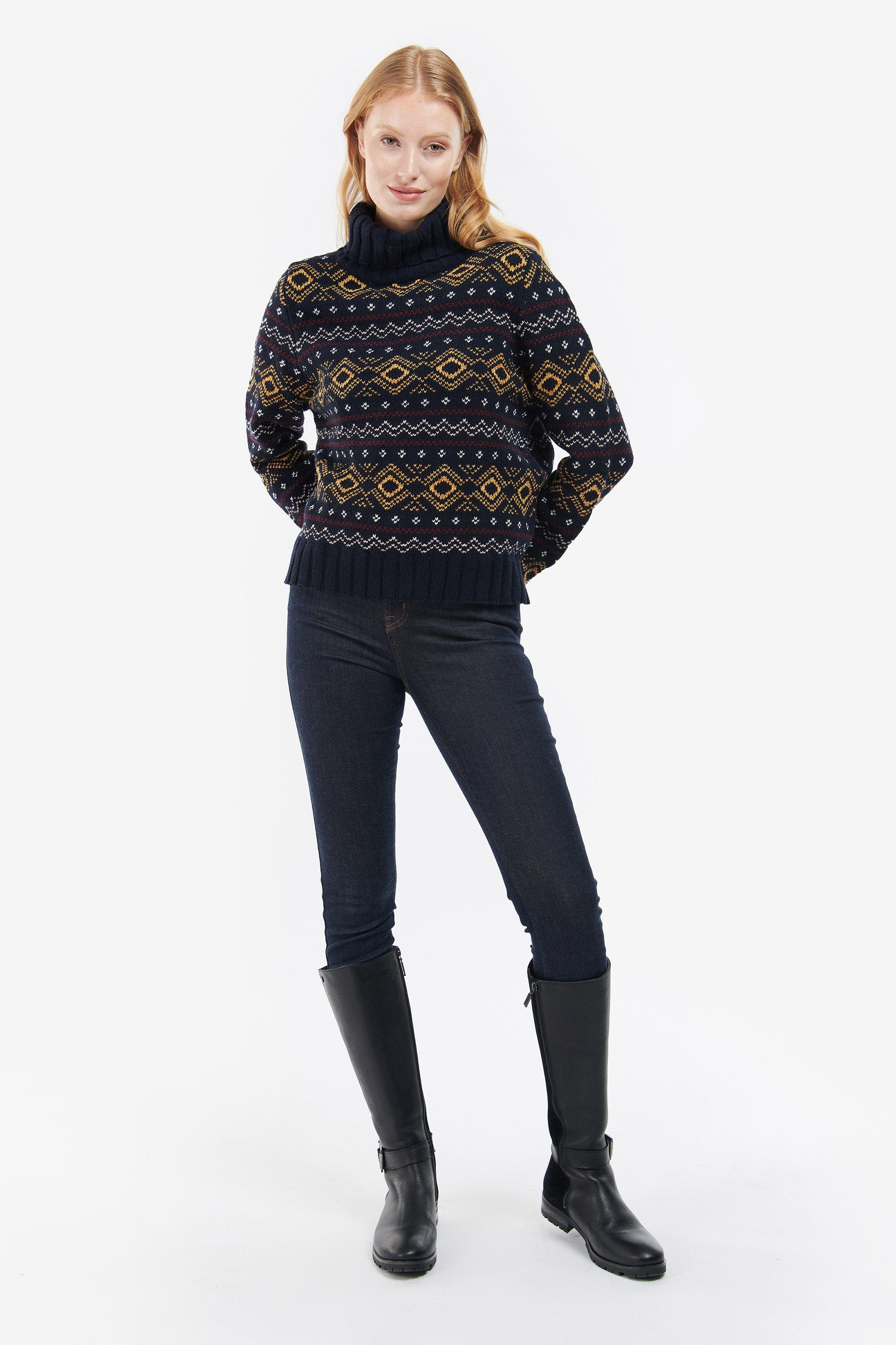 Barbour Mallow Knit - Navy