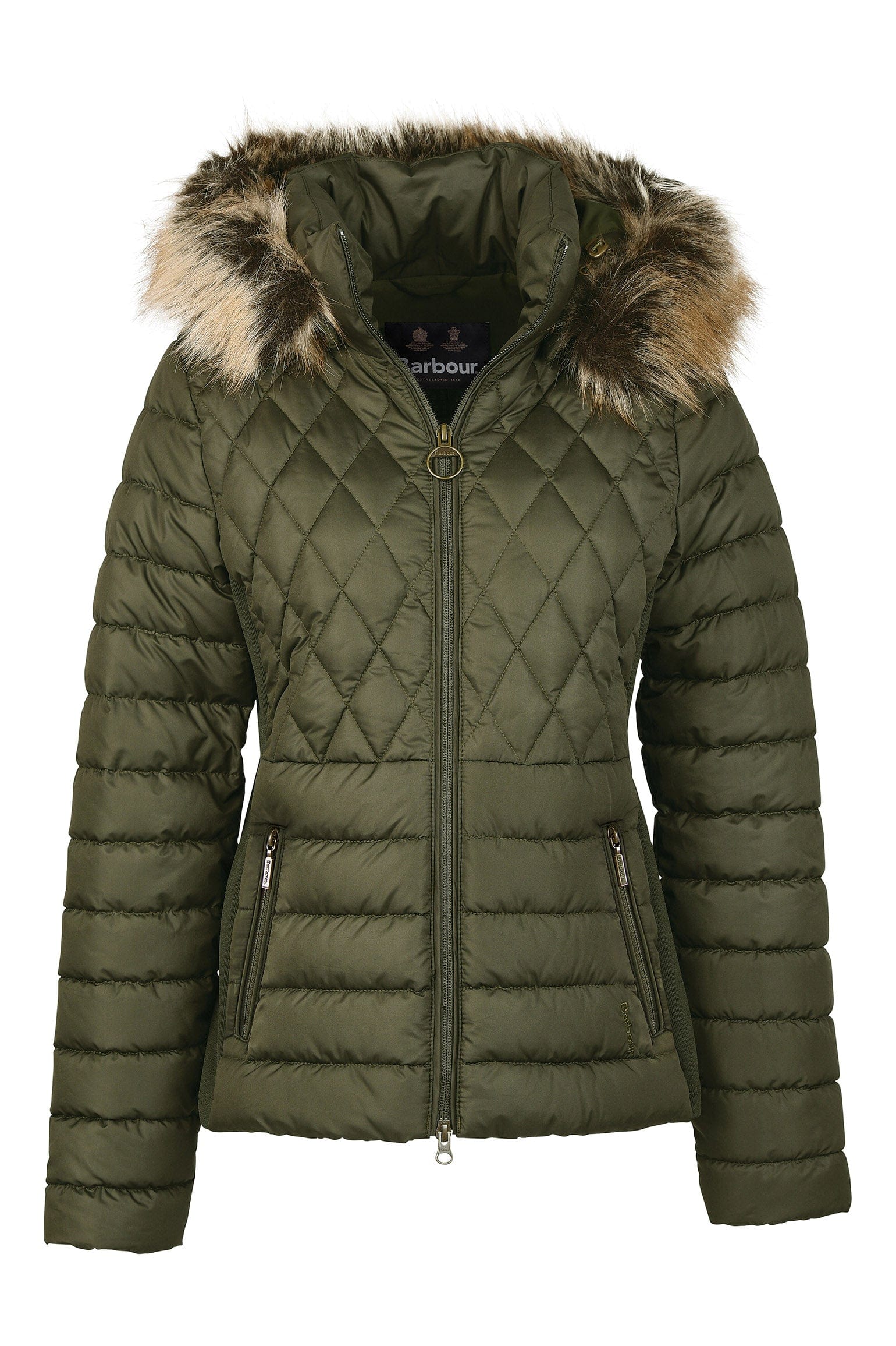 Barbour Mallow Quilted Jacket - Olive