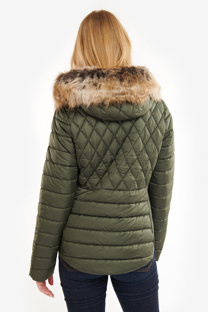 Barbour Mallow Quilted Jacket - Olive