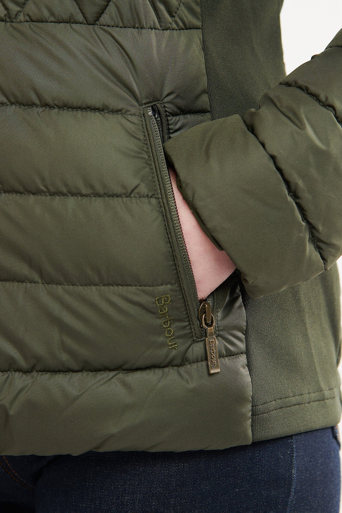 Barbour Mallow Quilted Jacket - Olive