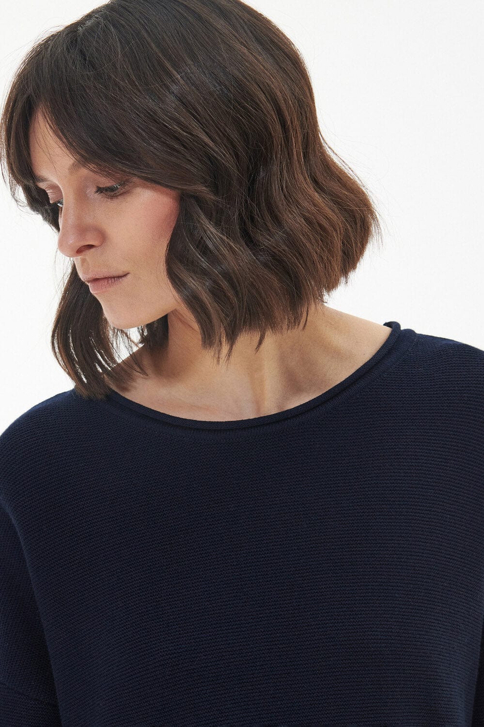 Barbour Marine Knit Jumper - Navy