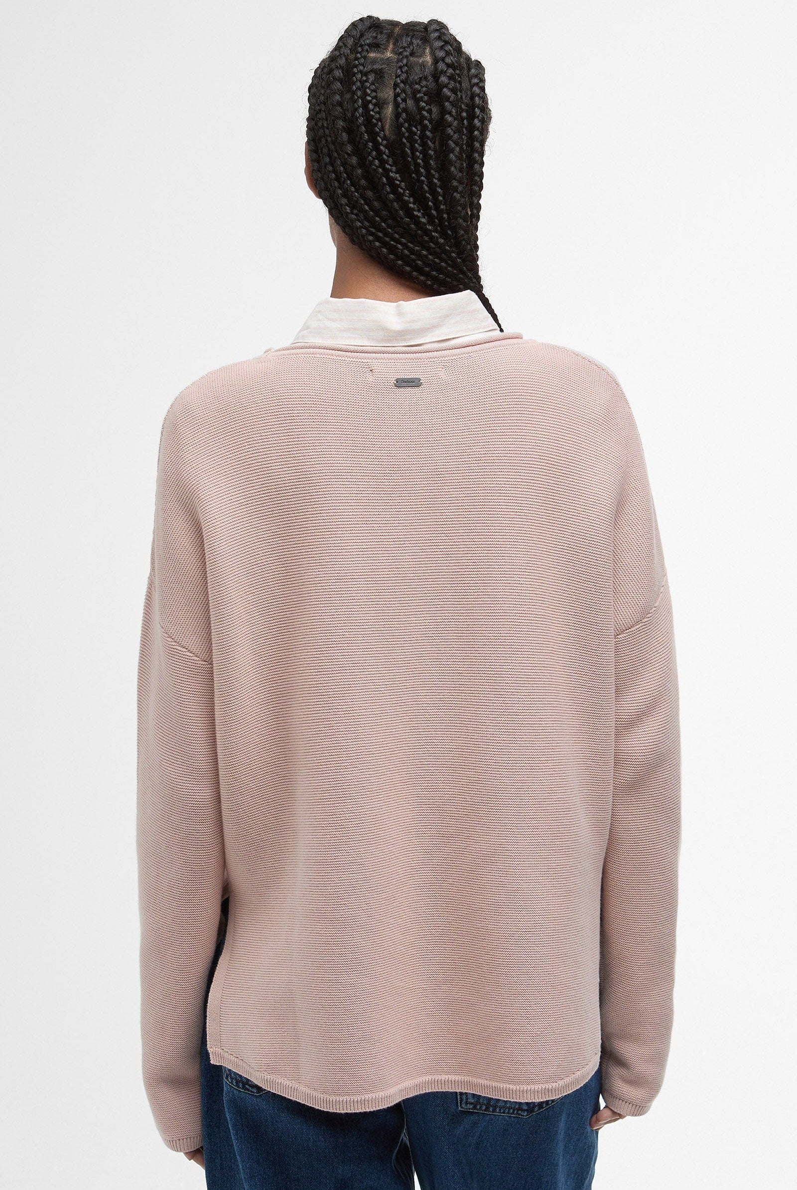 Barbour Marine Knit Jumper - Primrose Pink