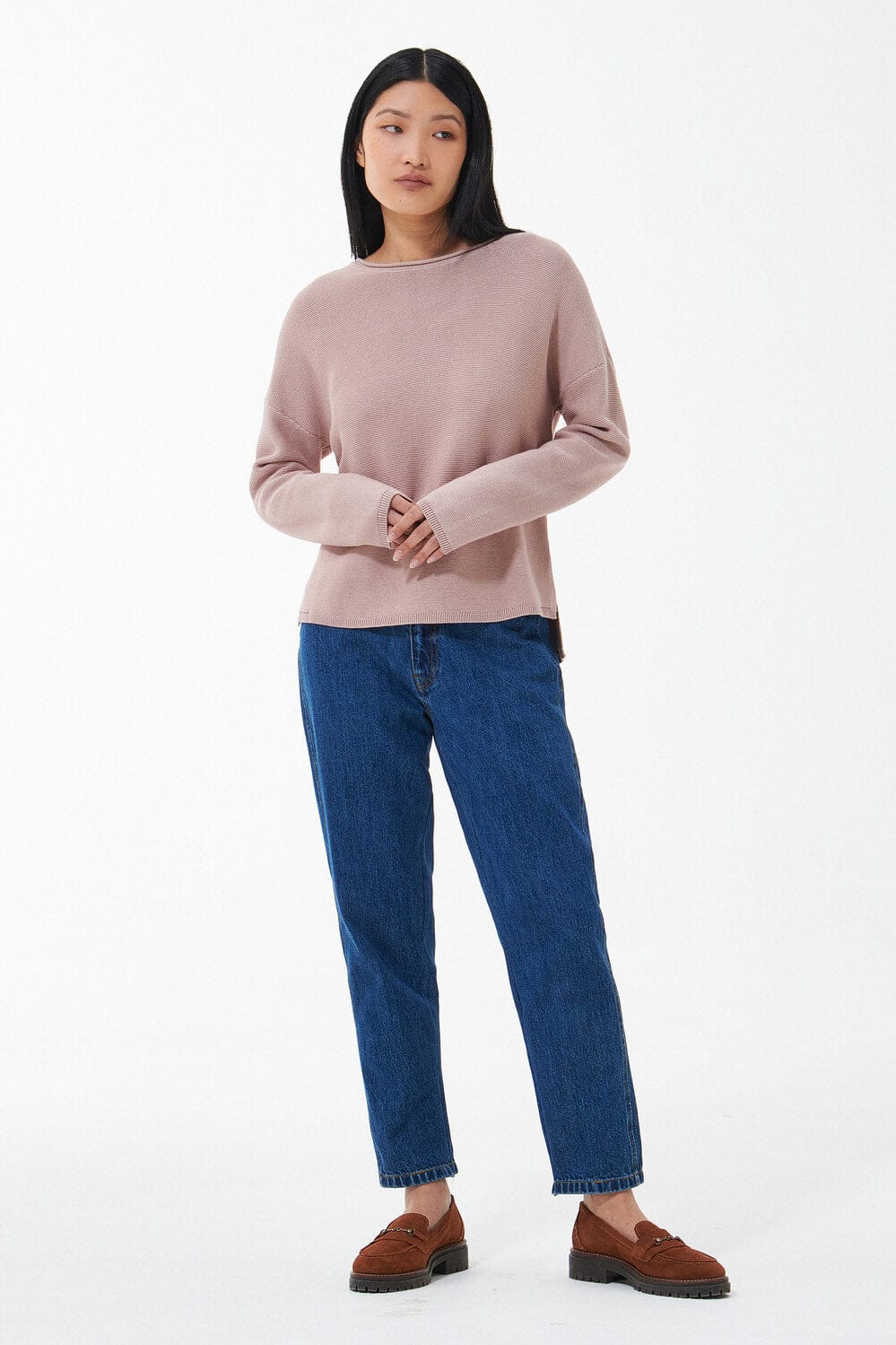 Barbour Marine Knit Jumper - Soft Pink