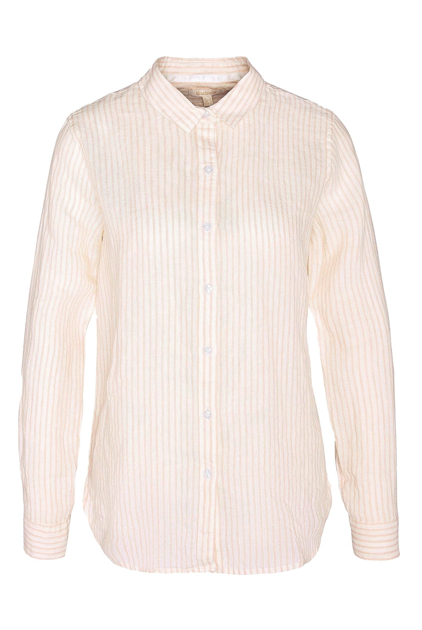 Barbour Marine Stripe Shirt - Apricot Crush