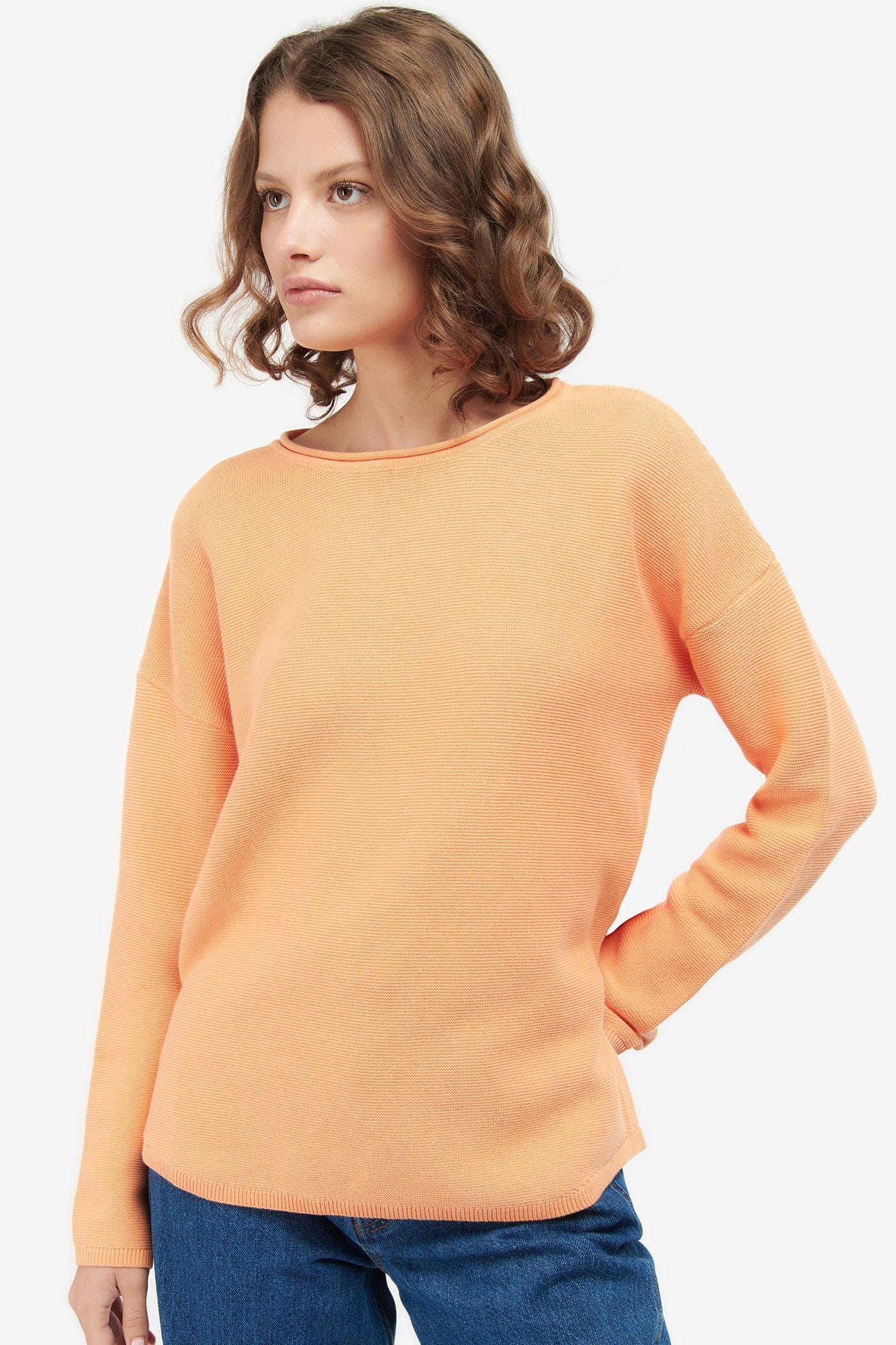 Barbour Mariner Jumper - Papaya