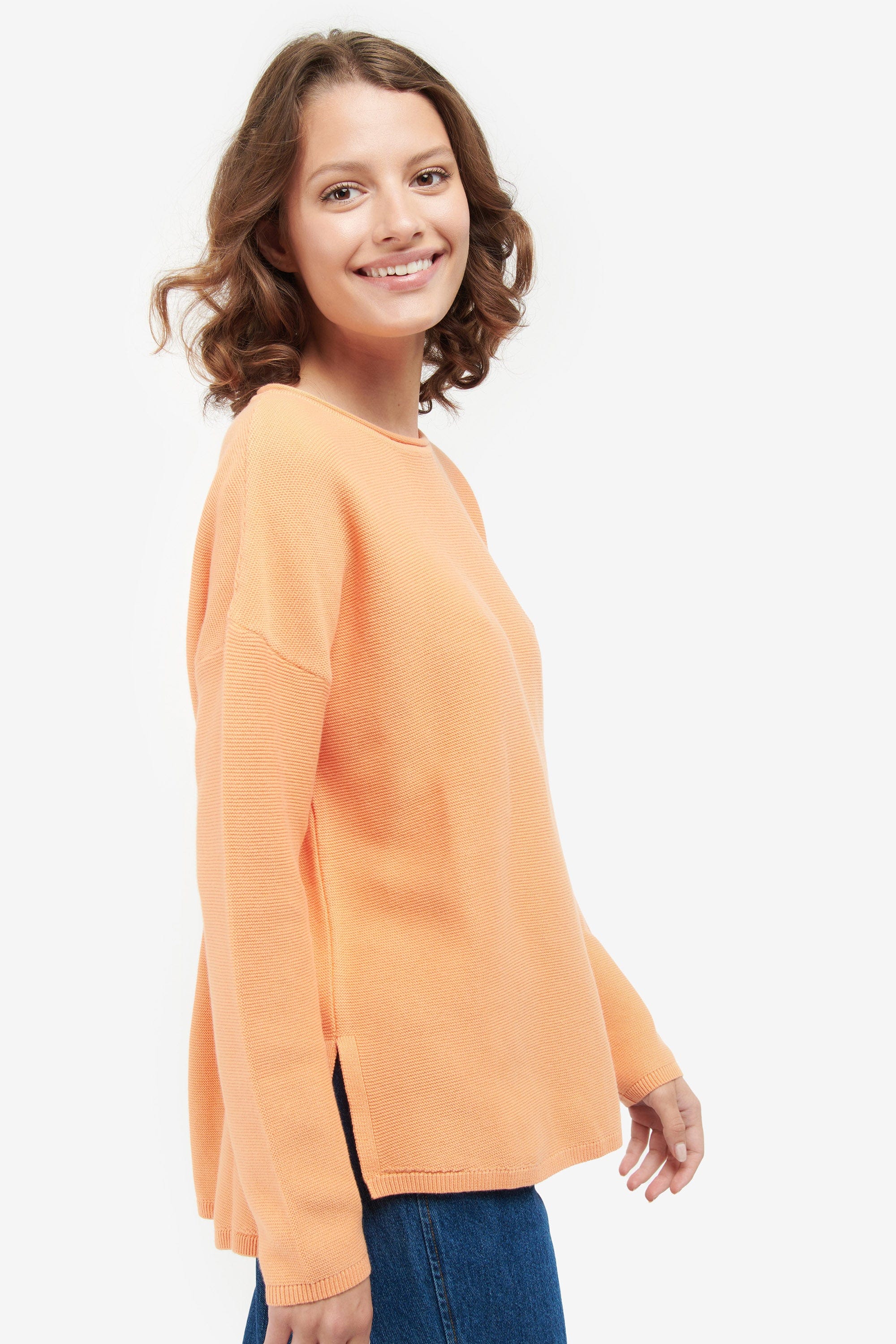 Barbour Mariner Jumper - Papaya