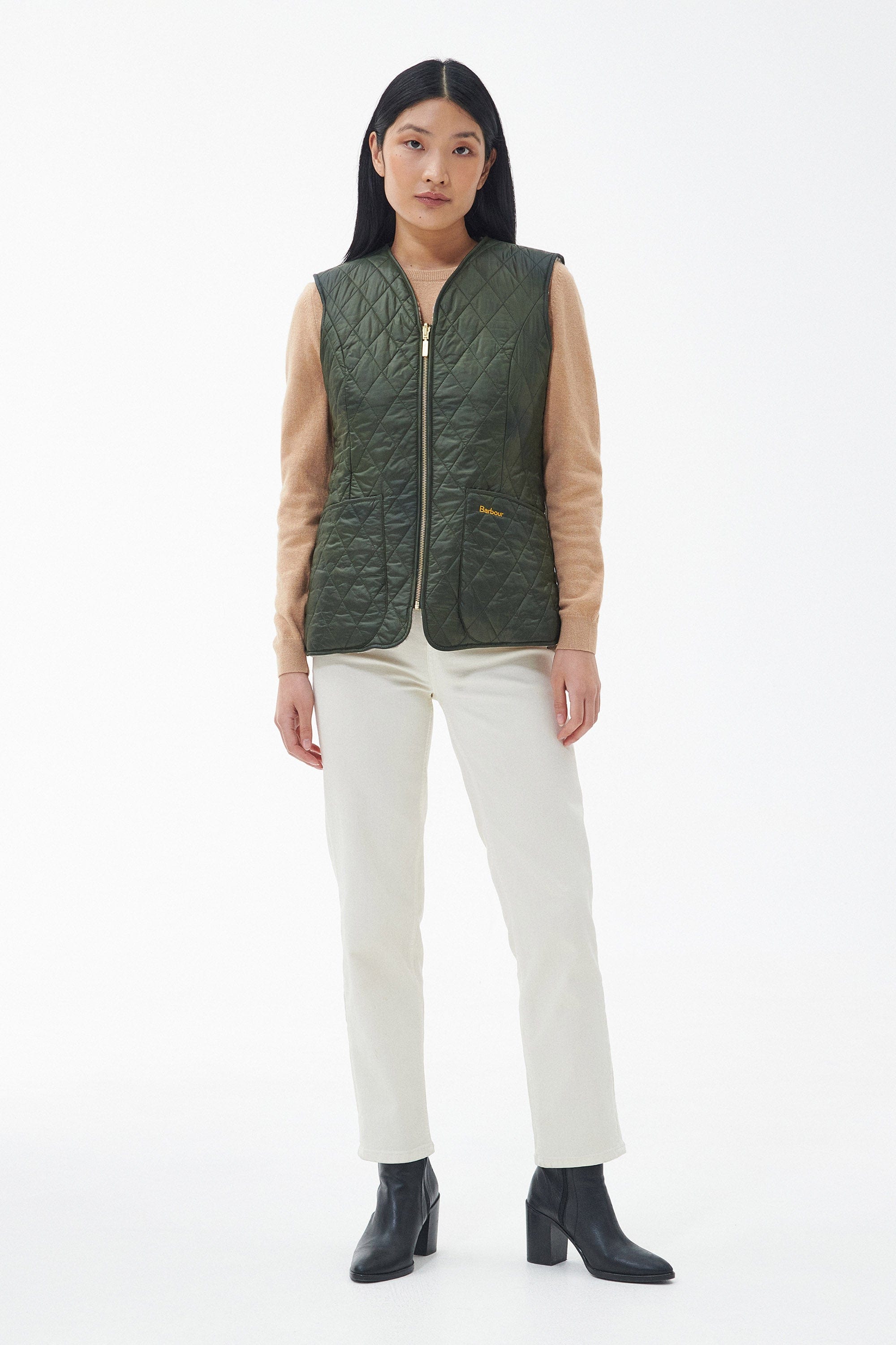 Barbour Markenfield Liner - Olive/Natural