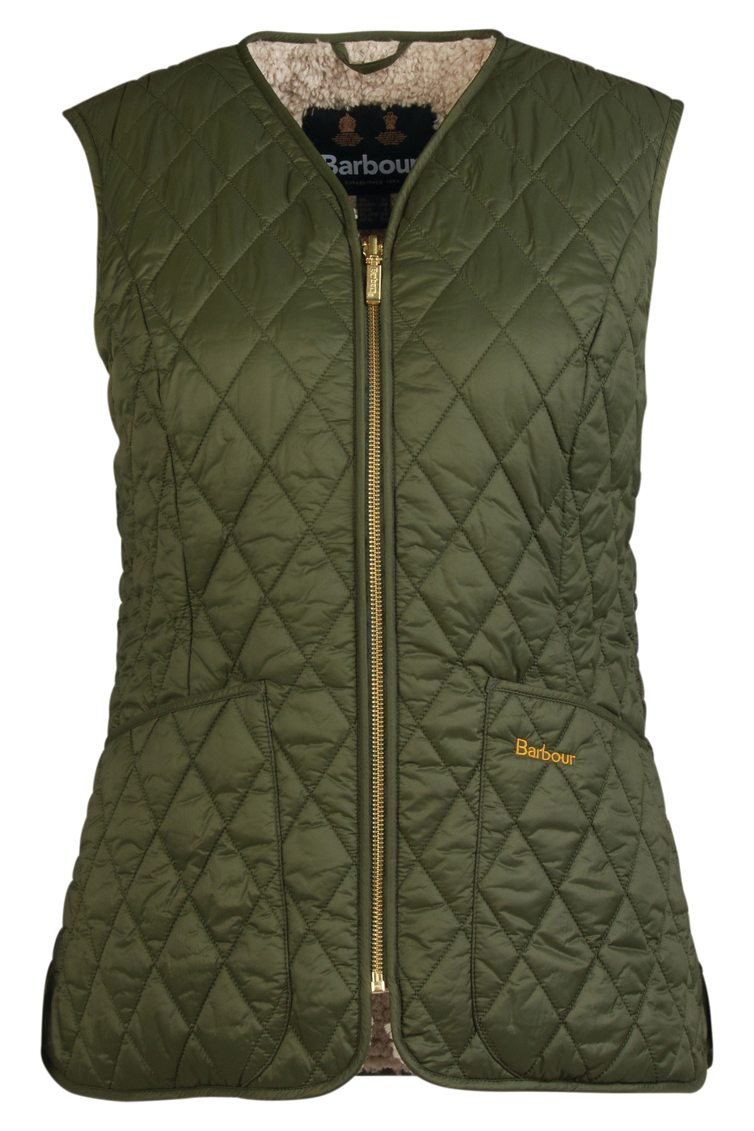 Barbour Markenfield Liner - Olive/Natural