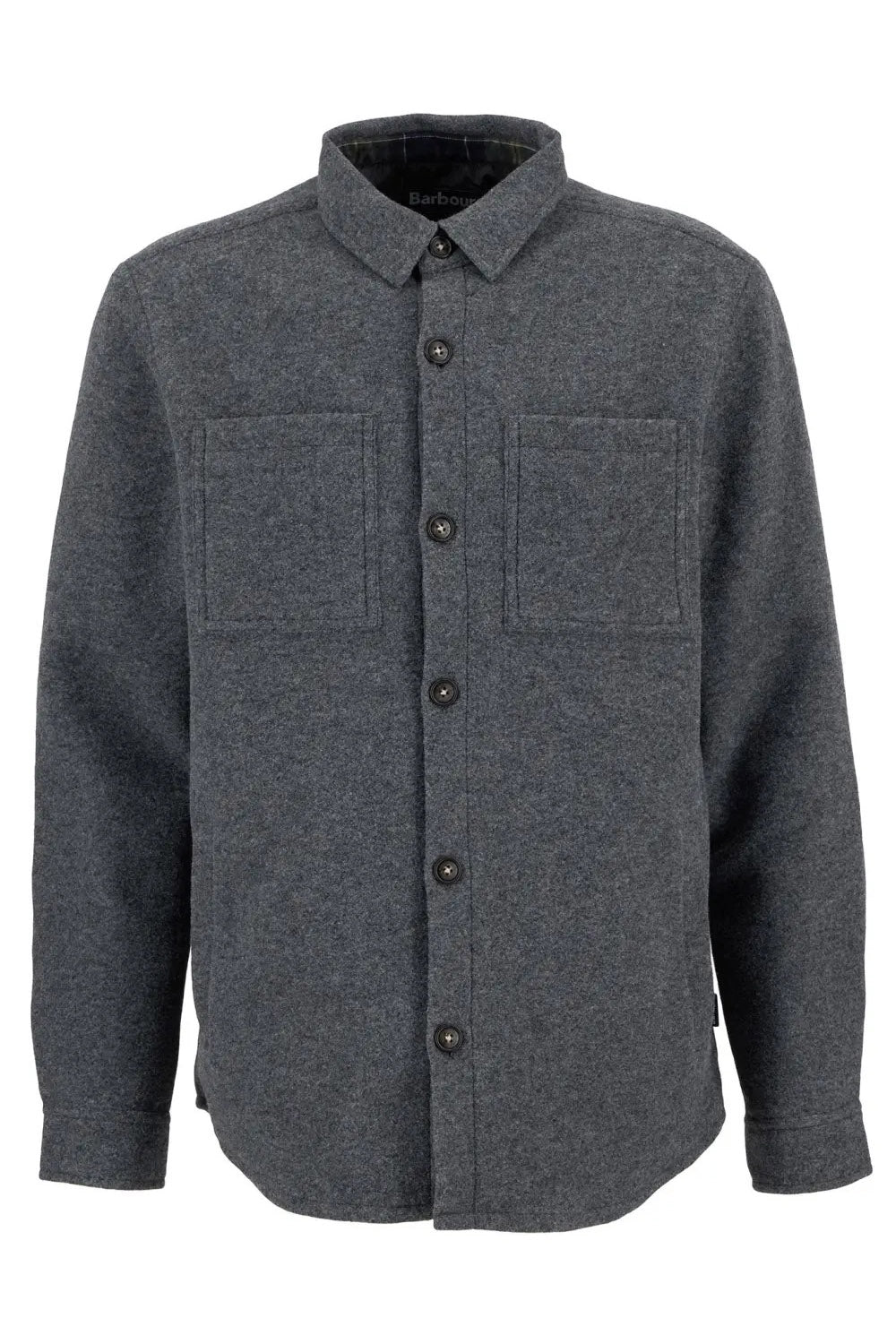 Barbour Marlow Tailored Overshirt - Dark Grey Marl