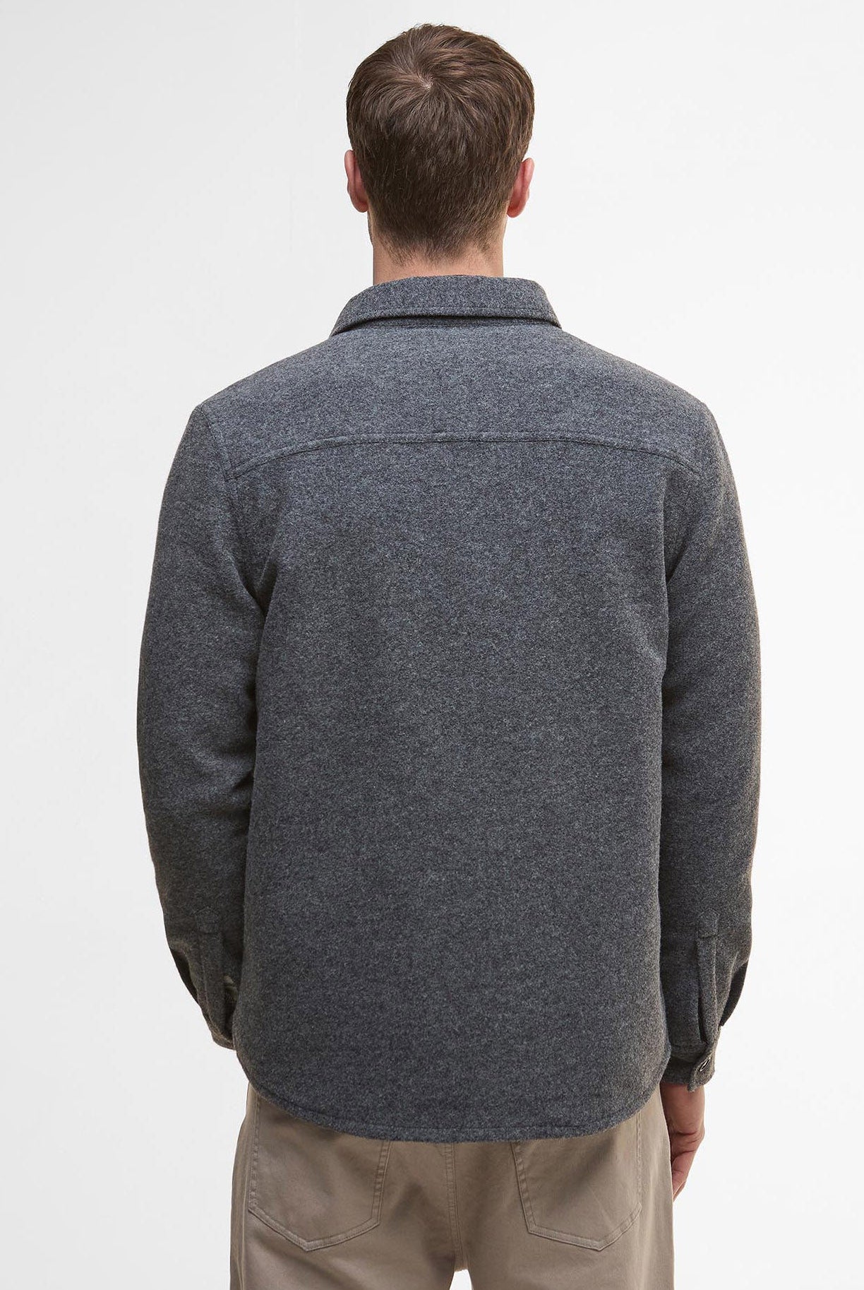 Barbour Marlow Tailored Overshirt - Dark Grey Marl