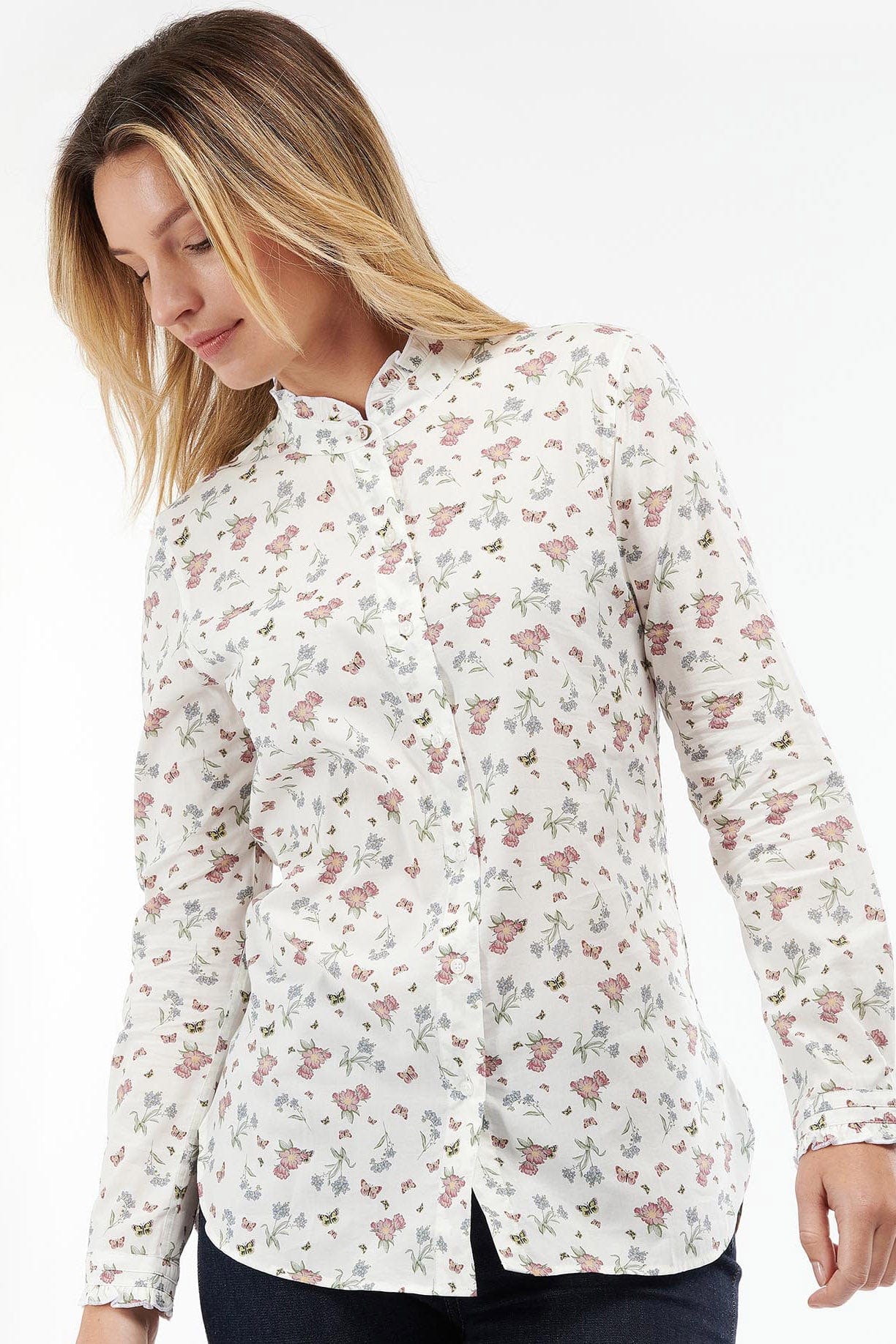 Barbour Marlowe Shirt - White Print