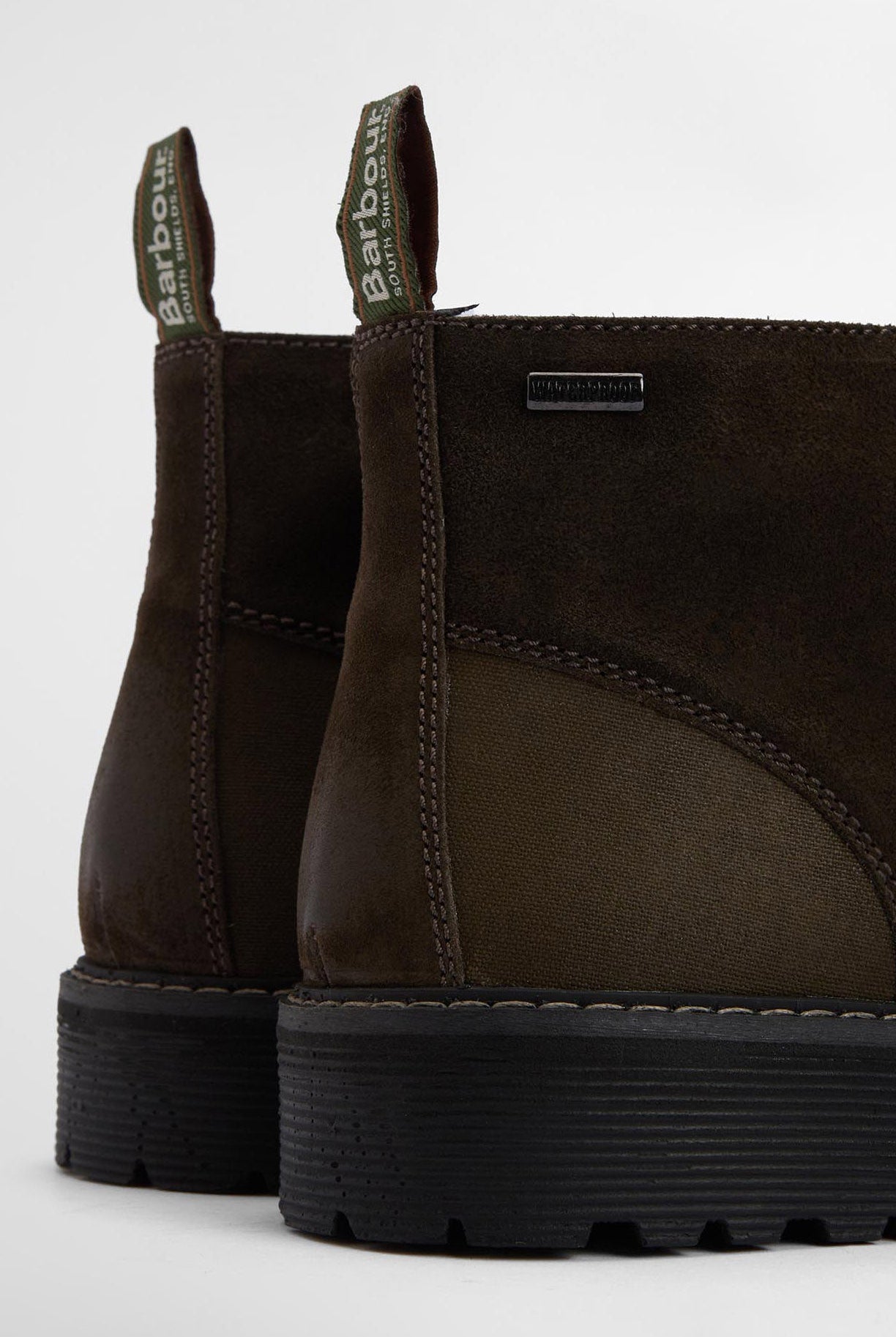 Barbour Maxwell Chukka Boots - Oiled Brown Suede