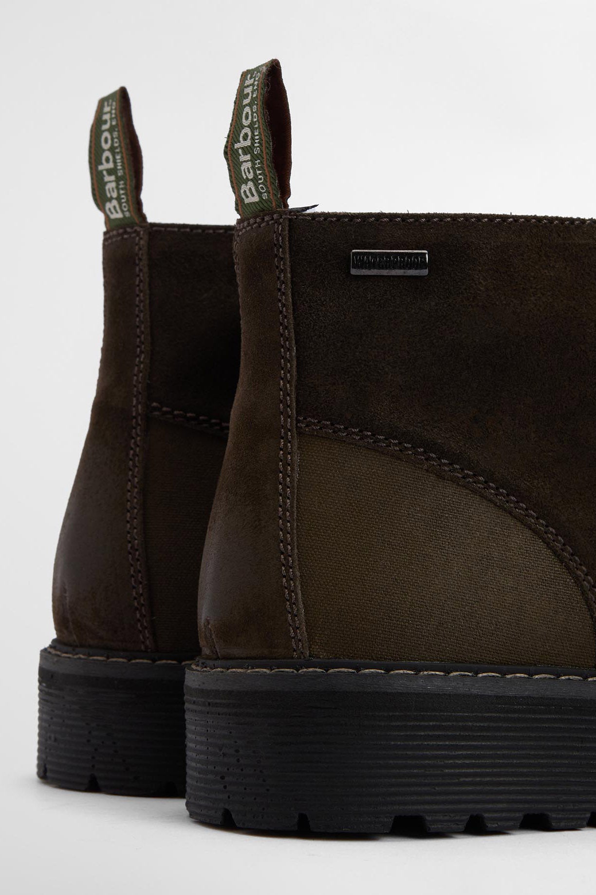 Barbour Maxwell Chukka Boots - Oiled Brown Suede