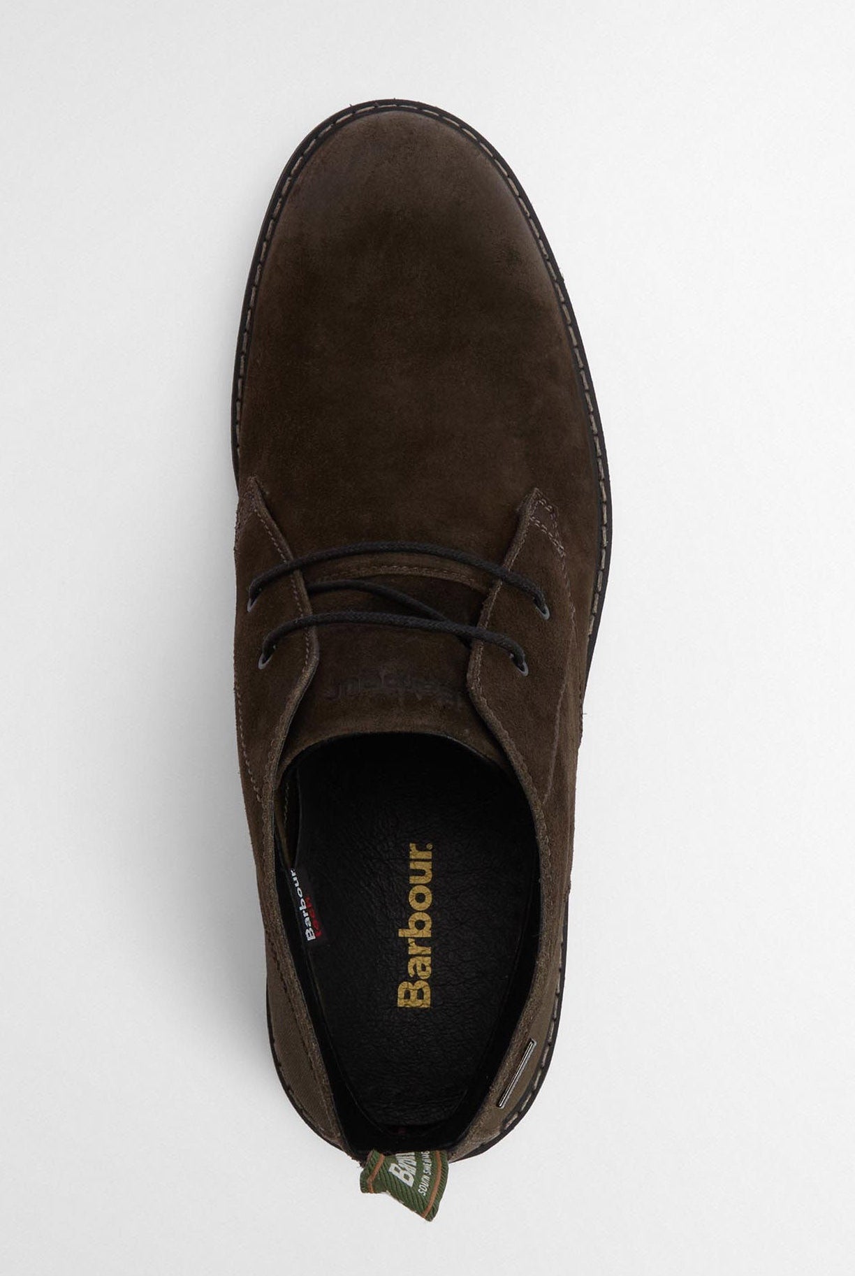 Barbour Maxwell Chukka Boots - Oiled Brown Suede