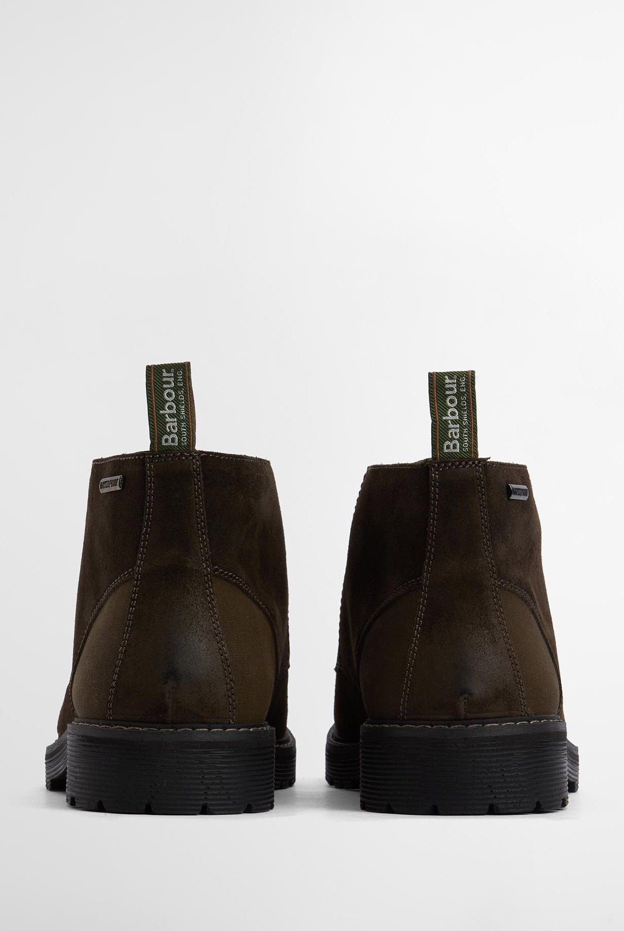 Barbour Maxwell Chukka Boots - Oiled Brown Suede