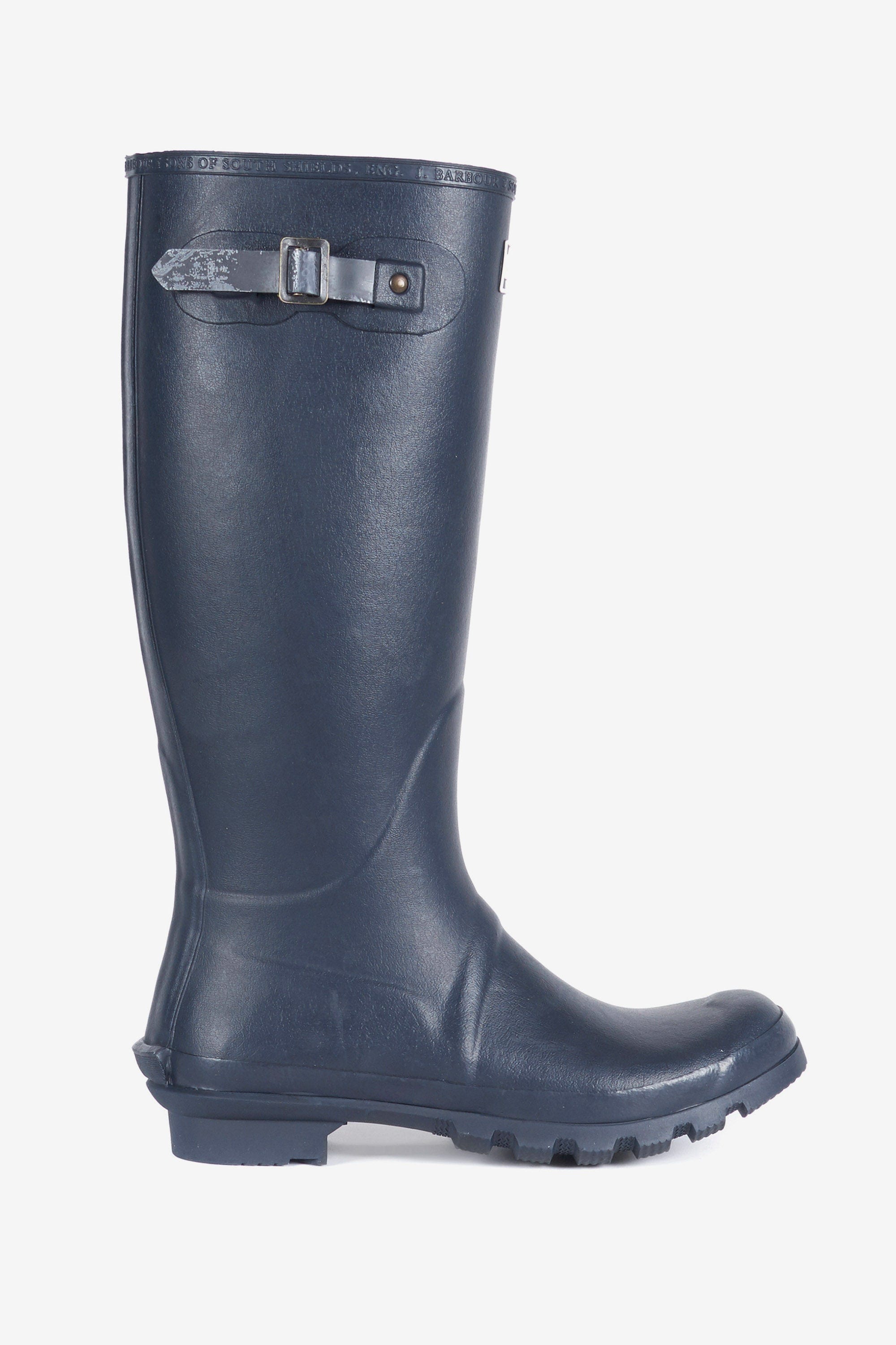 Barbour Mens Bede Wellington Boots - Navy