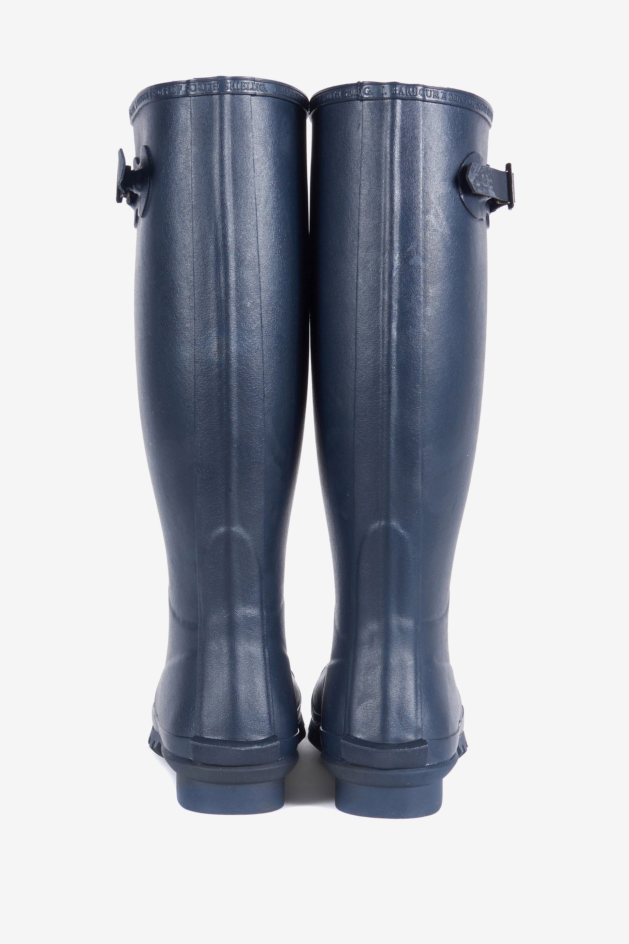 Barbour Mens Bede Wellington Boots - Navy