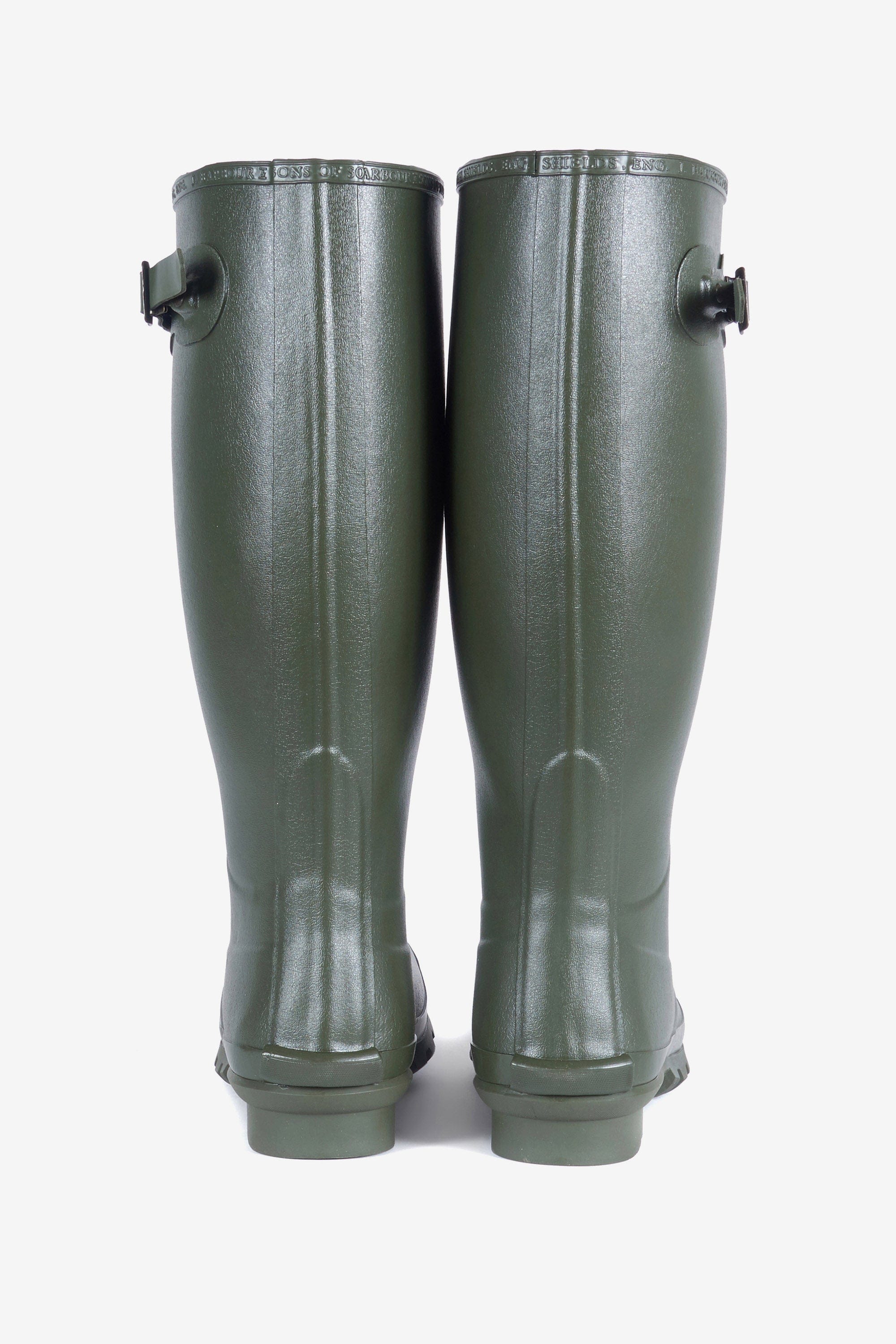 Barbour Mens Bede Wellington Boots - Olive