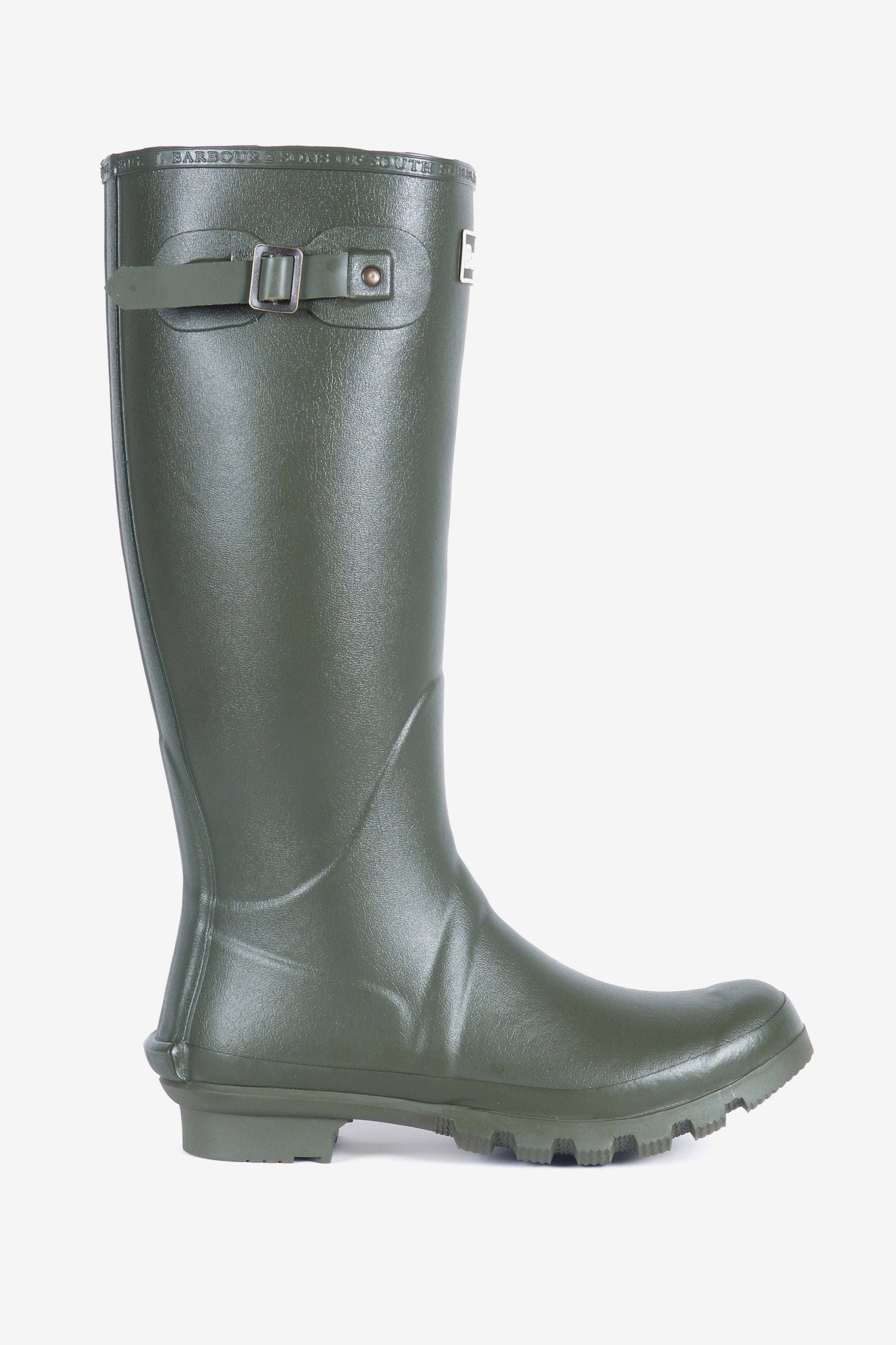 Barbour Mens Bede Wellington Boots - Olive