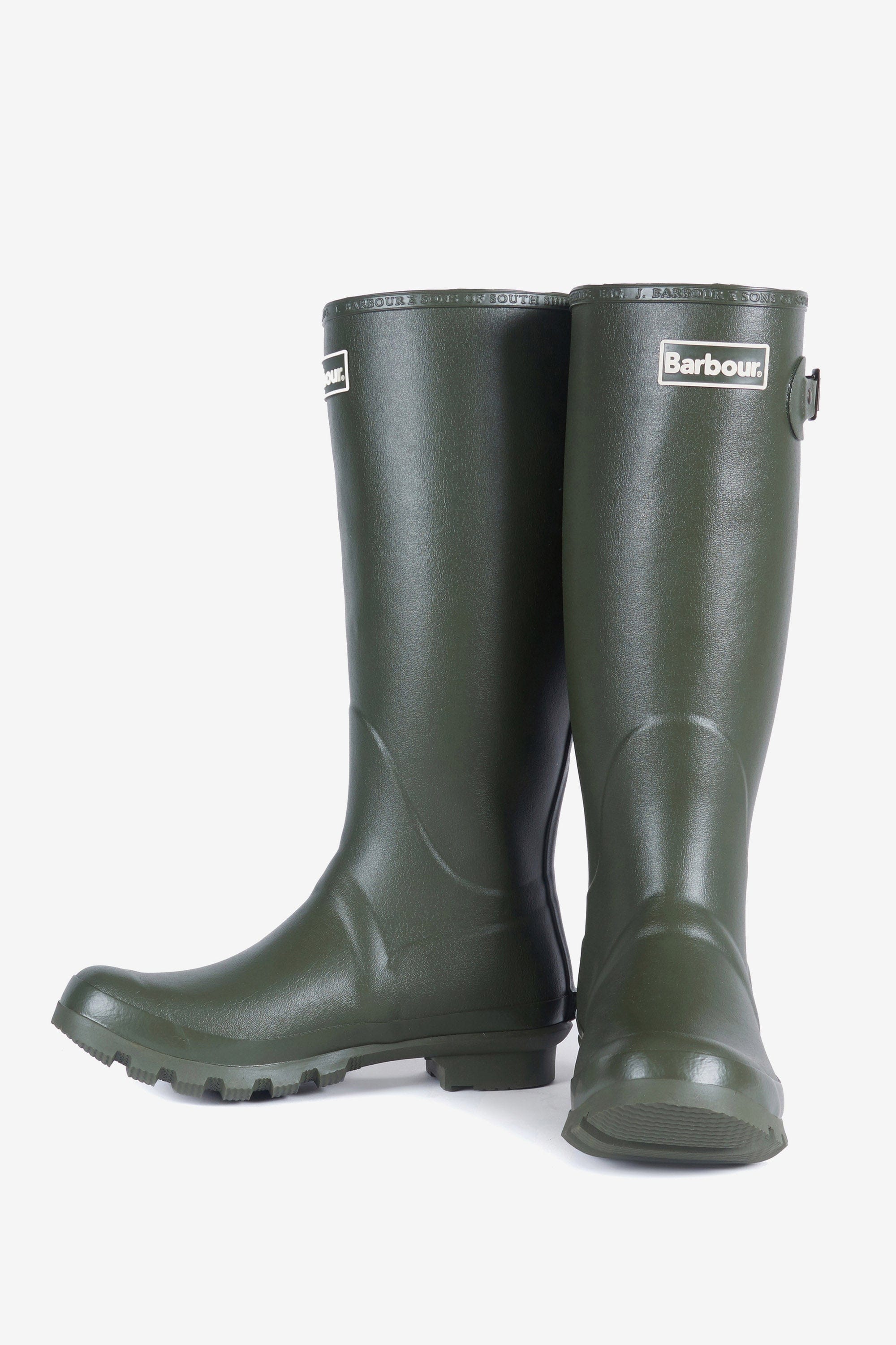 Barbour Mens Bede Wellington Boots - Olive