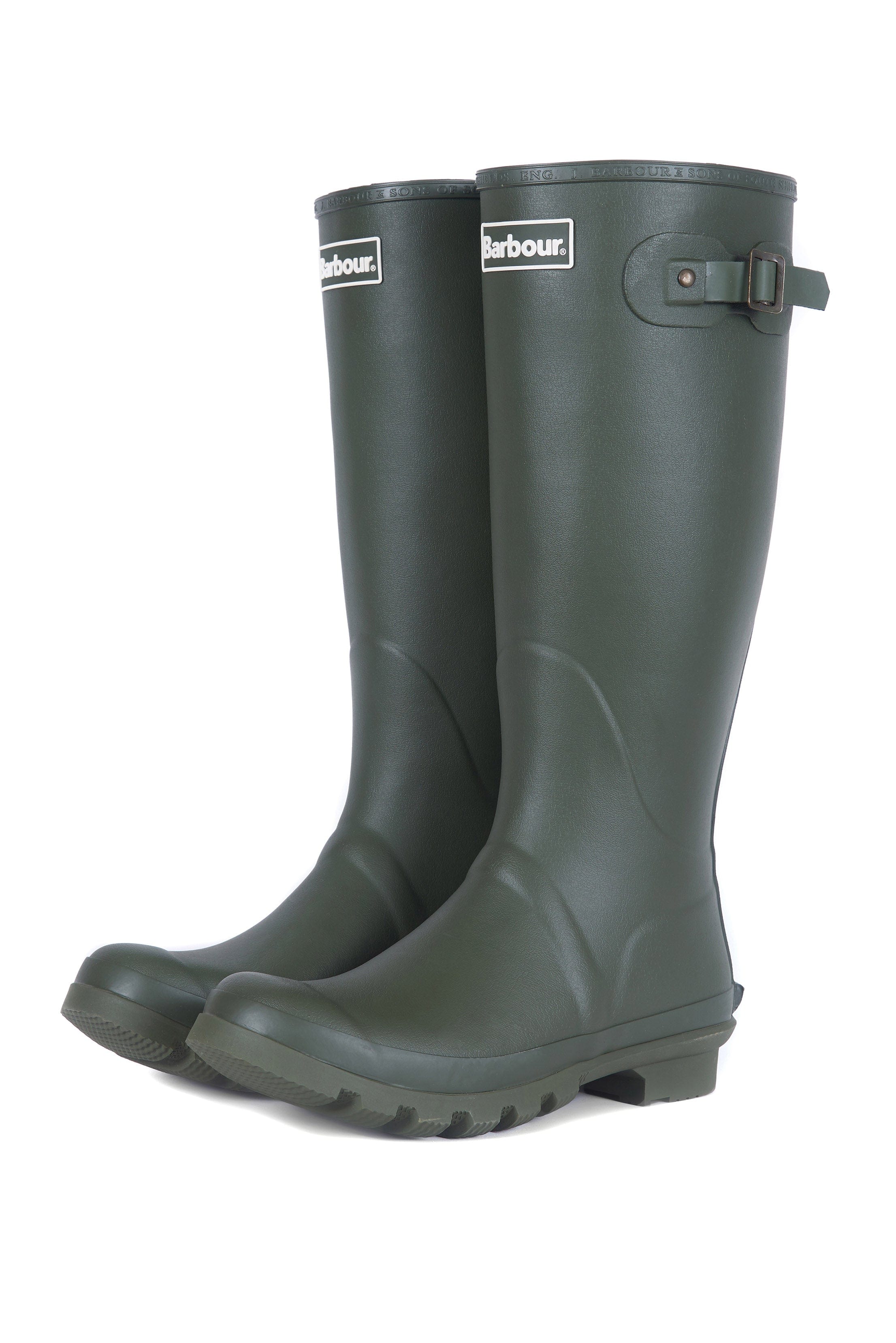 Barbour Mens Bede Wellington Boots - Olive