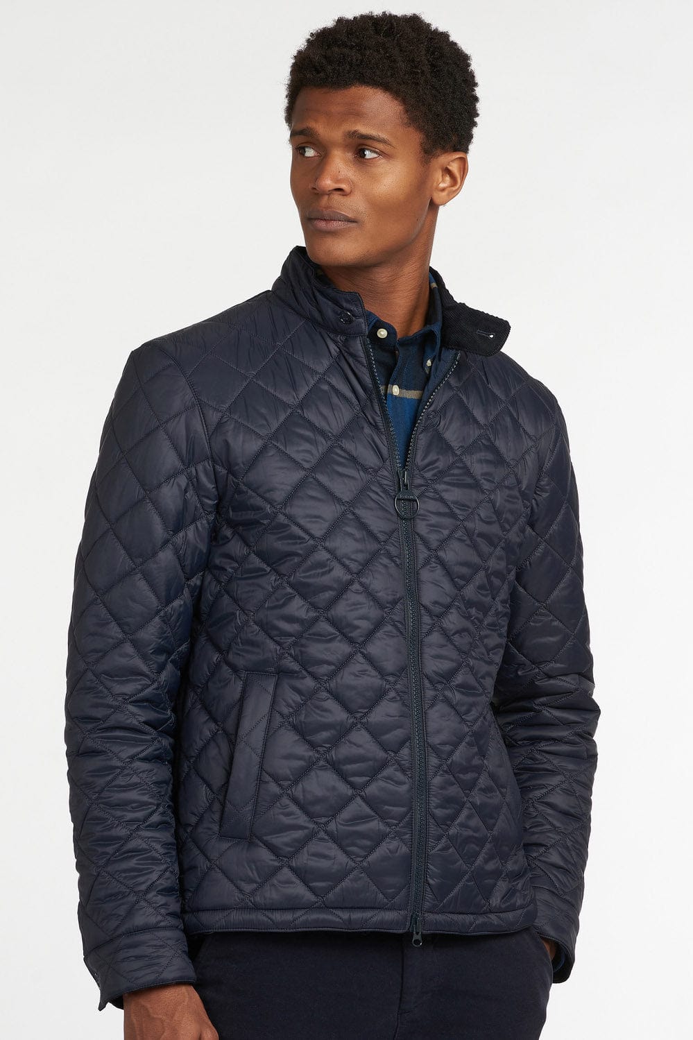 Barbour Mens Harrington Quilted Jacket - Navy