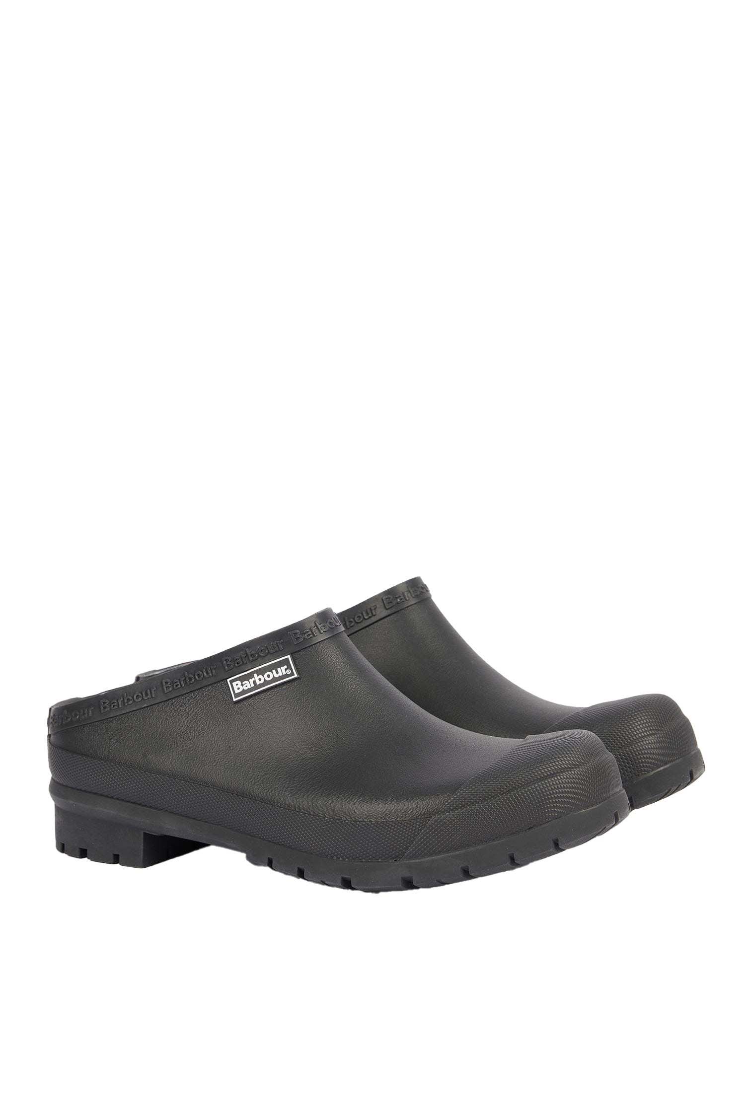 Barbour Mens Quinn Welly Clogs - Black