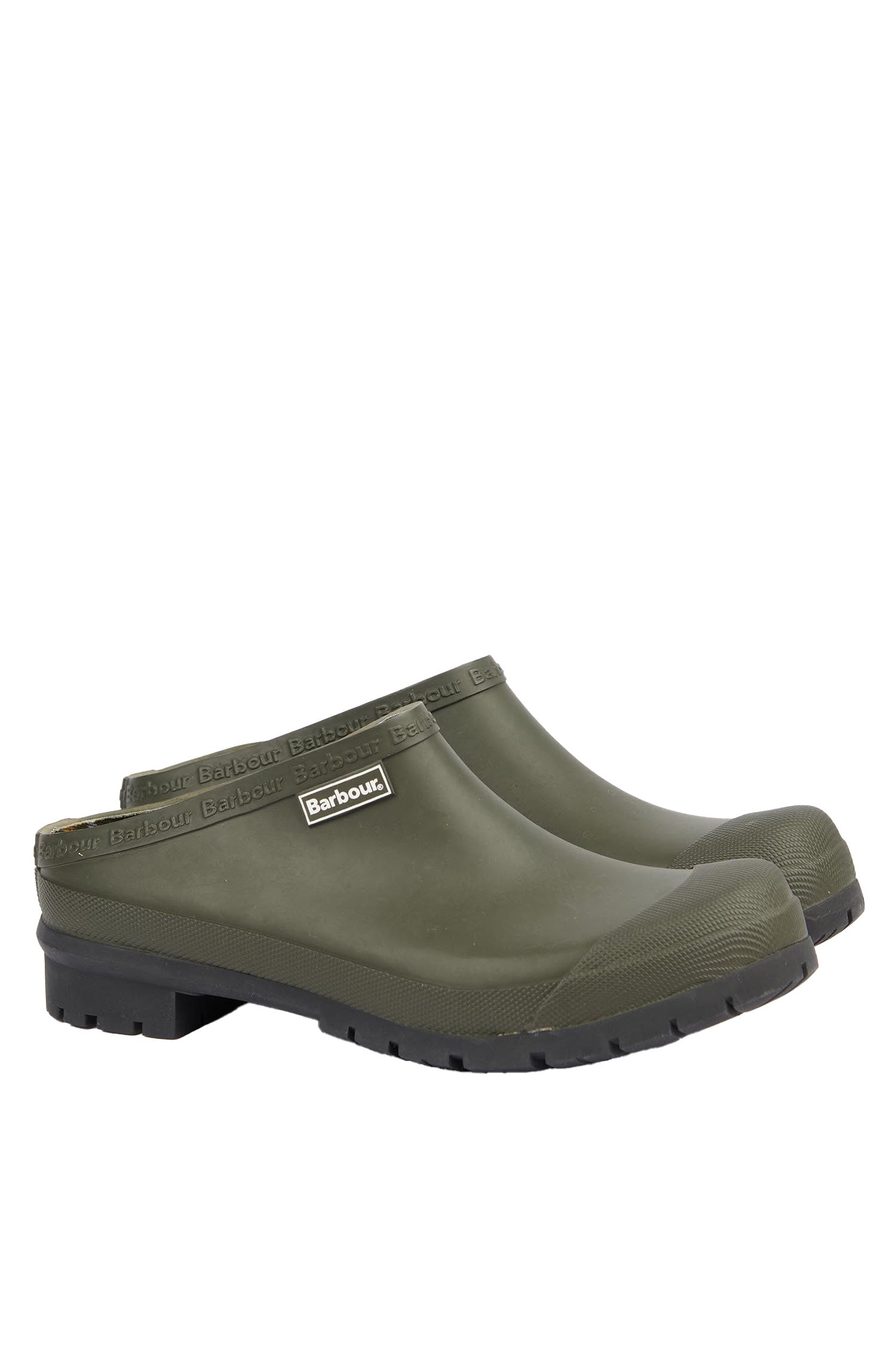 Barbour Mens Quinn Welly Clogs - Olive