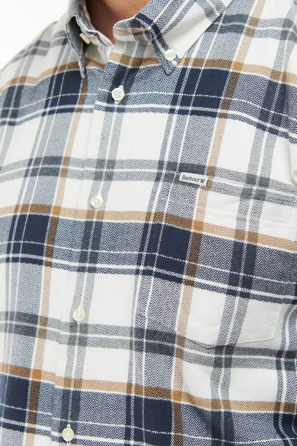 Barbour Mentmore Regular Fit Shirt - Ecru